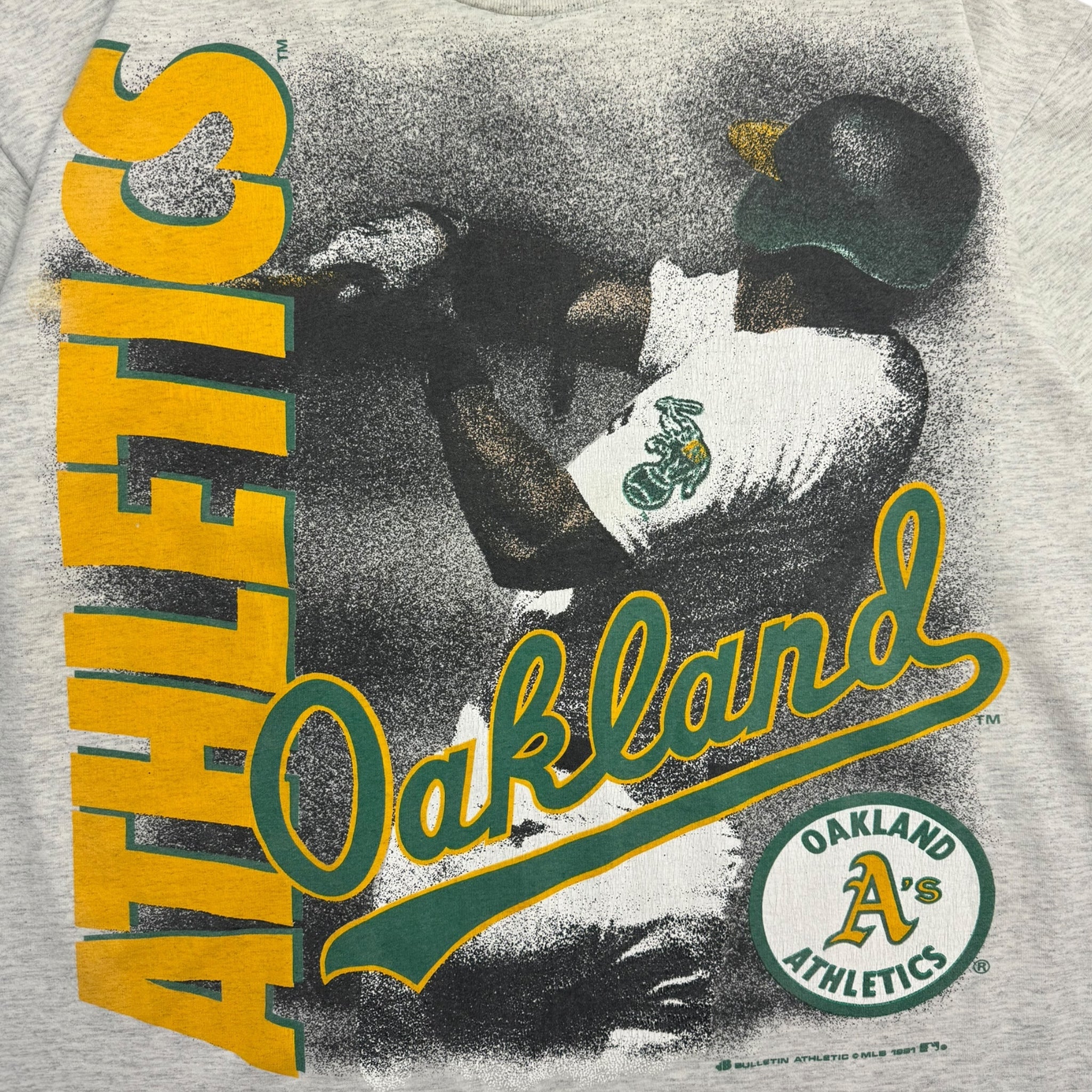 1991 Oakland Athletics Baseball Swing Bulletin T-Shirt