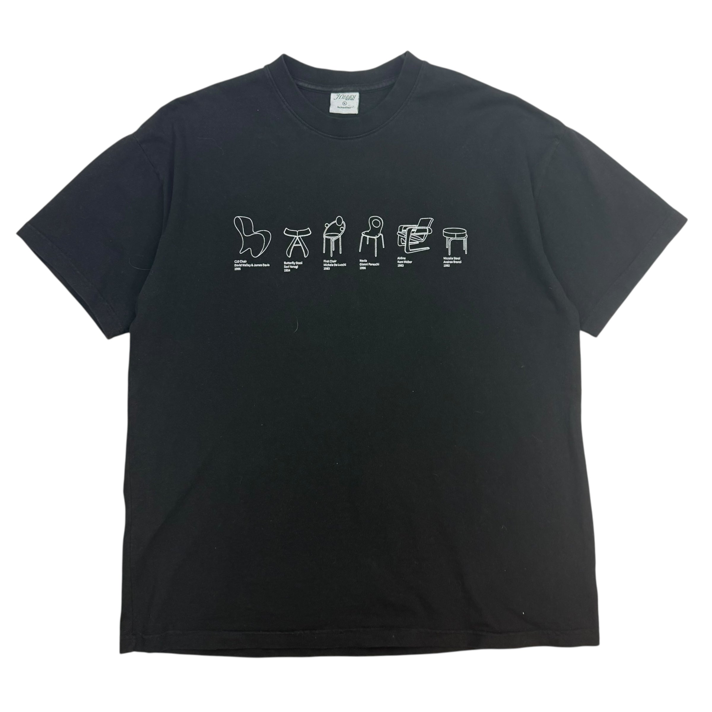 Hidden NY Chair Tee Black