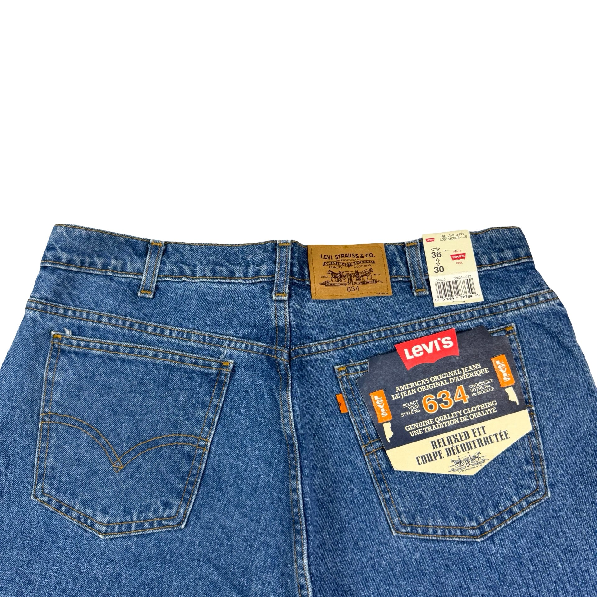 Vintage Levi’s 634 Orange Tab Denim Jeans Blue