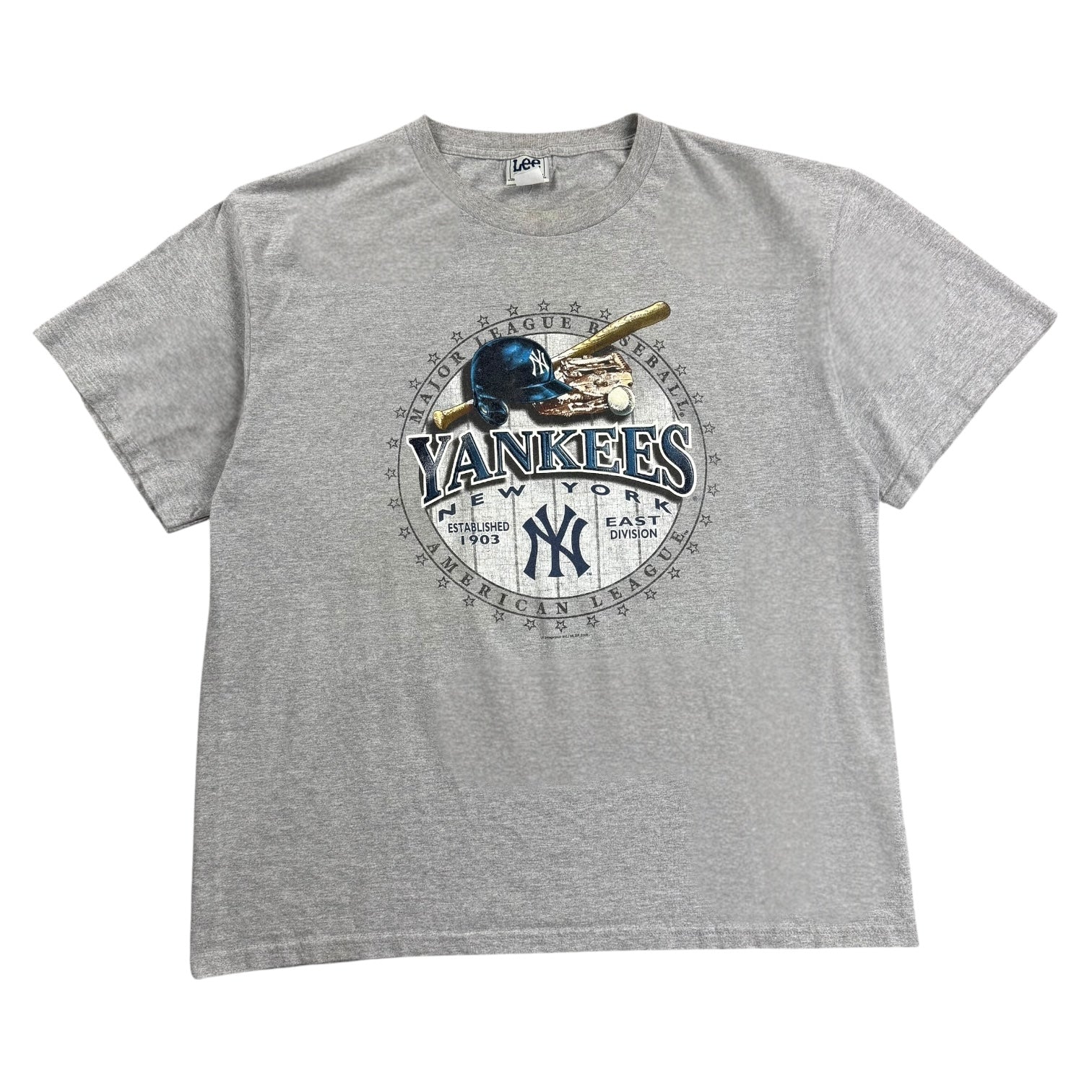 2003 New York Yankees East Division Tee Grey