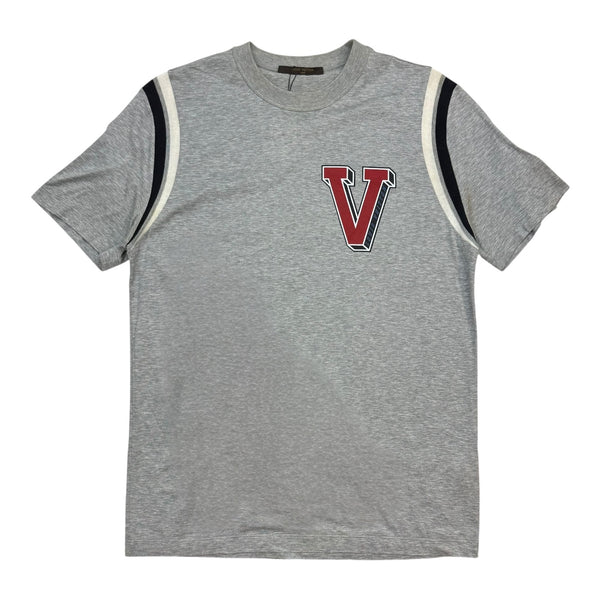 Louis Vuitton Varsity Knit Patch Tee Grey