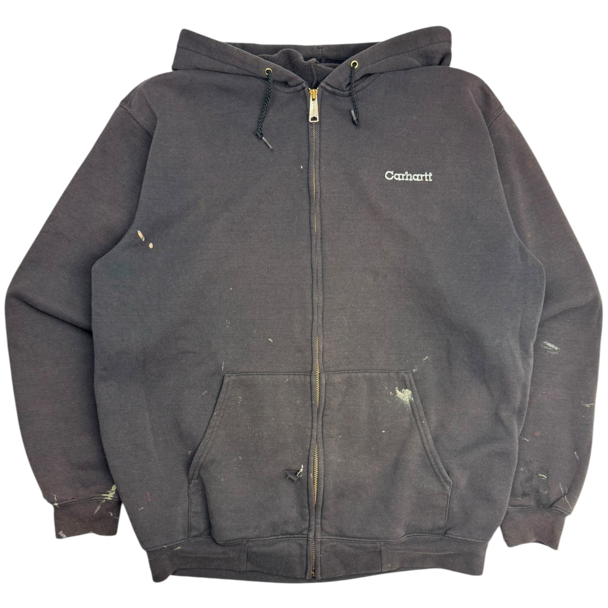 Vintage Carhartt Embrodiered Pocket Zip Hoodie