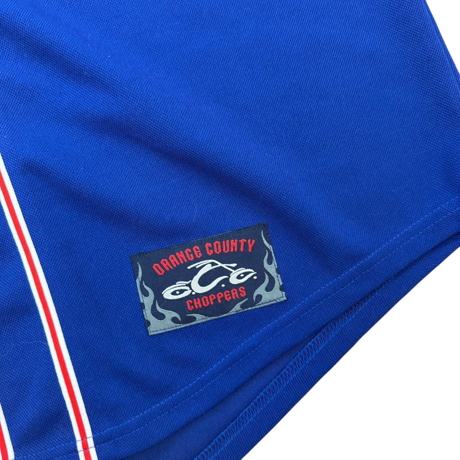 Vintage Orange County Choppers New York Baseball Jersey Blue