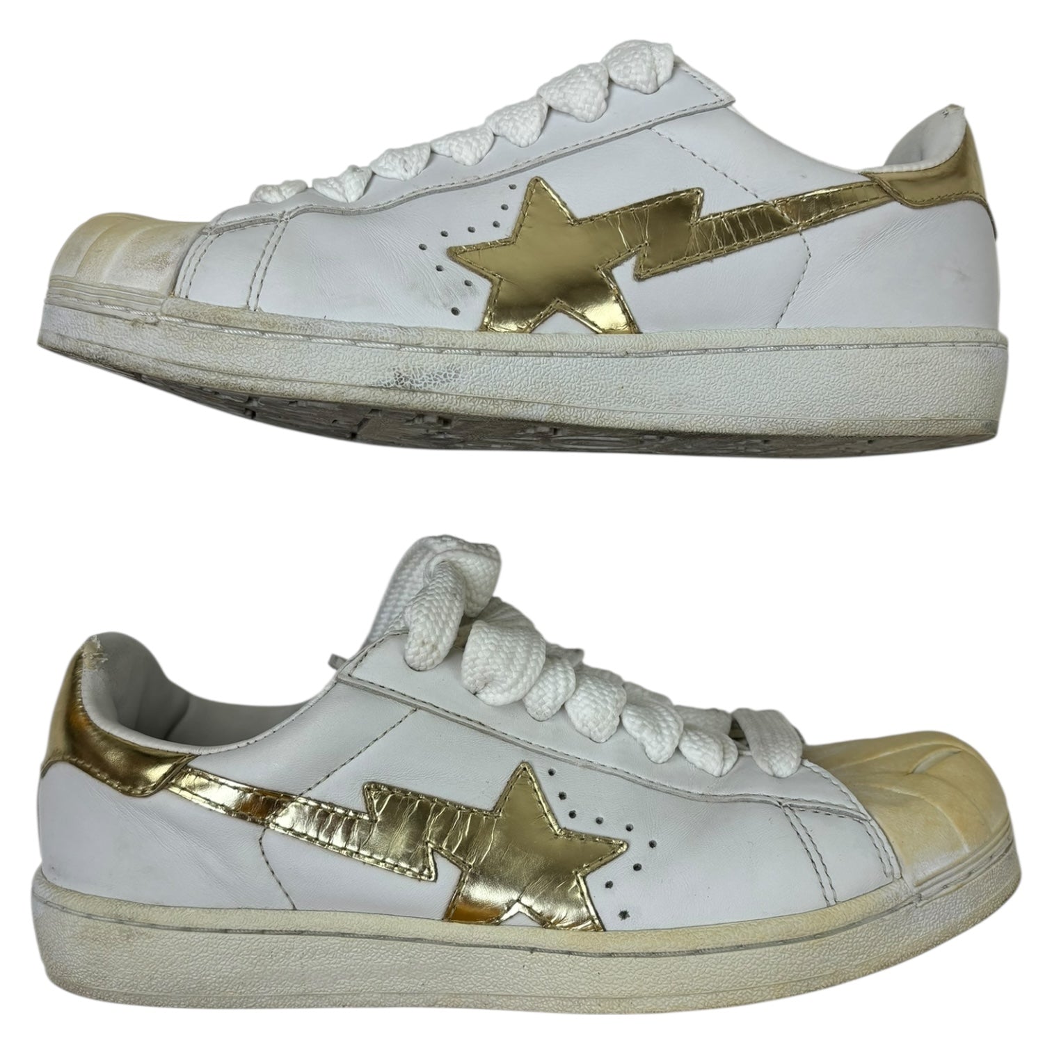 BAPE Skull Sta White Gold (Used)