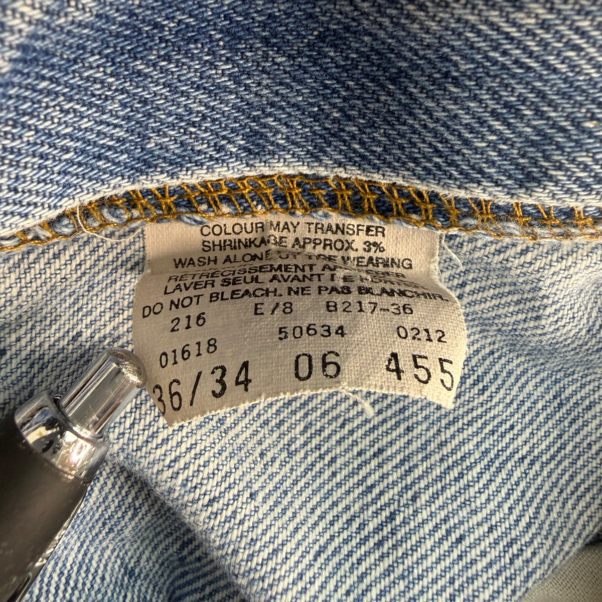 Vintage Levi’s 634 Orange Tab Jeans Blue