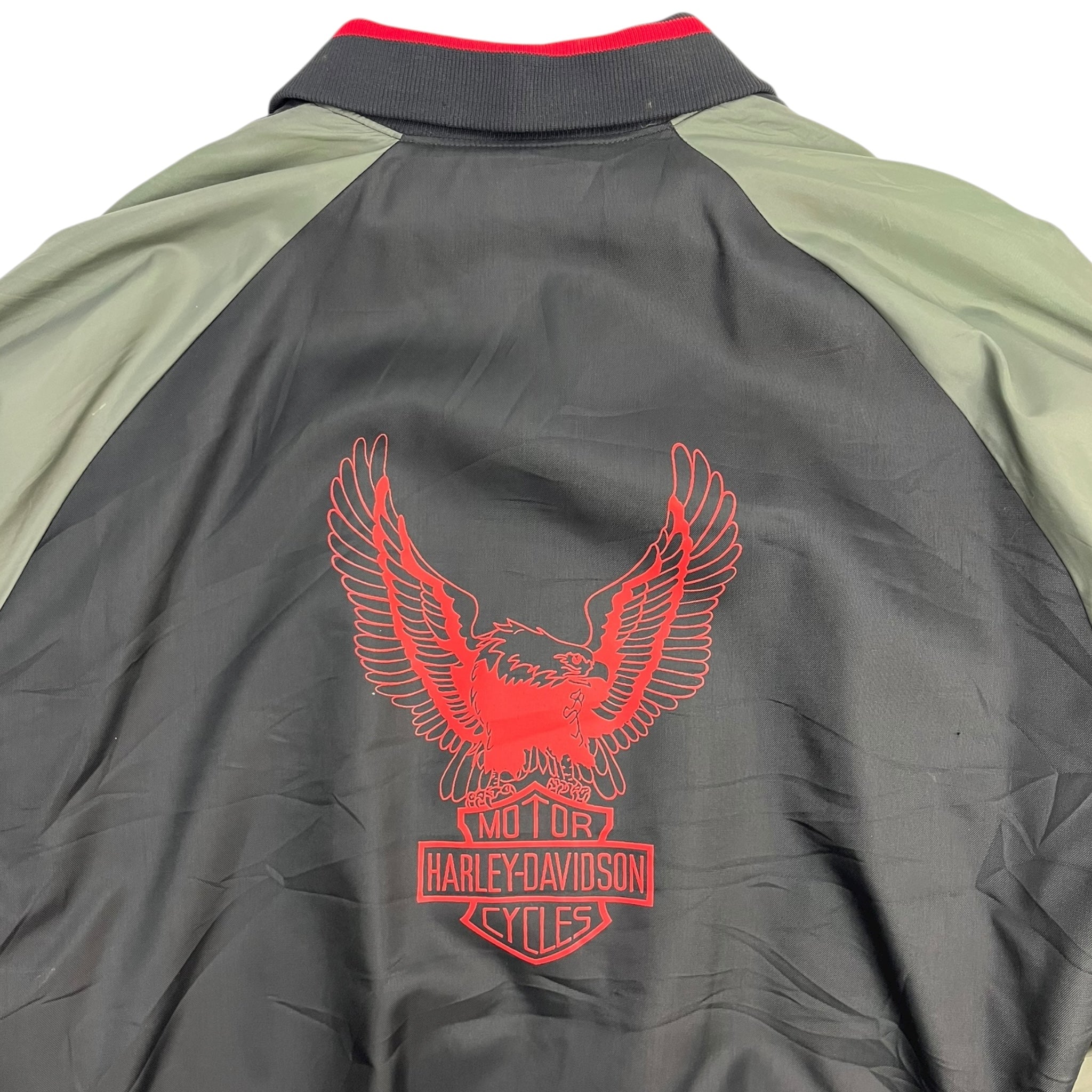 Vintage AMF Harley Davidson Satin Jacket