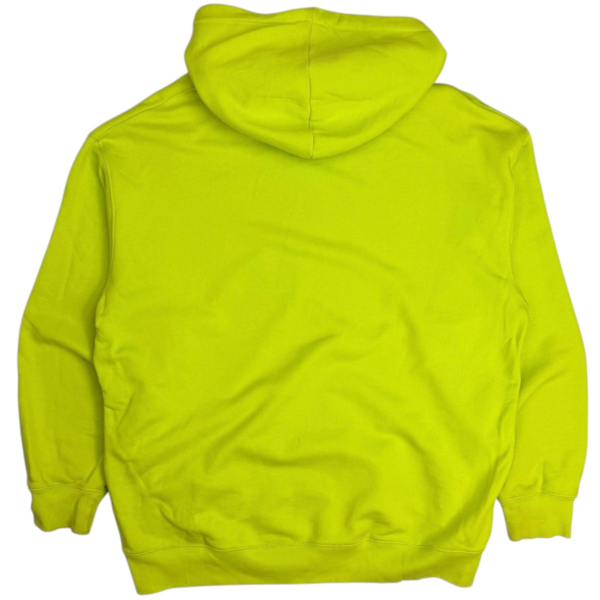 Acne Studios Face Patch Hoodie Neon Yellow