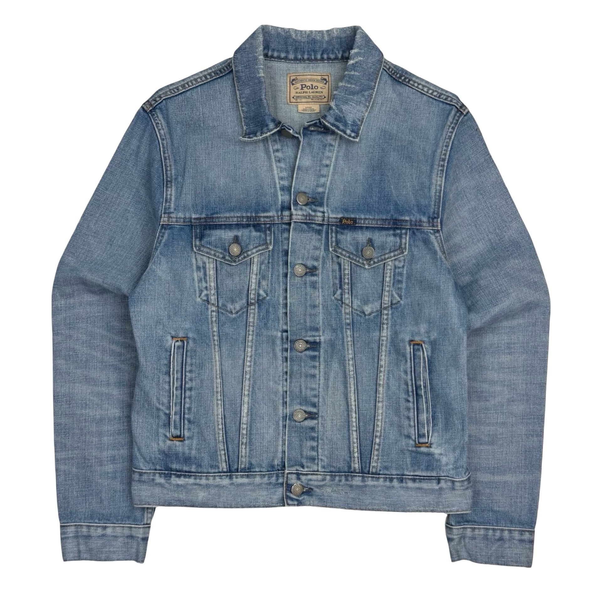 Polo Ralph Lauren Alpine World Cup Racing Denim Jacket Blue