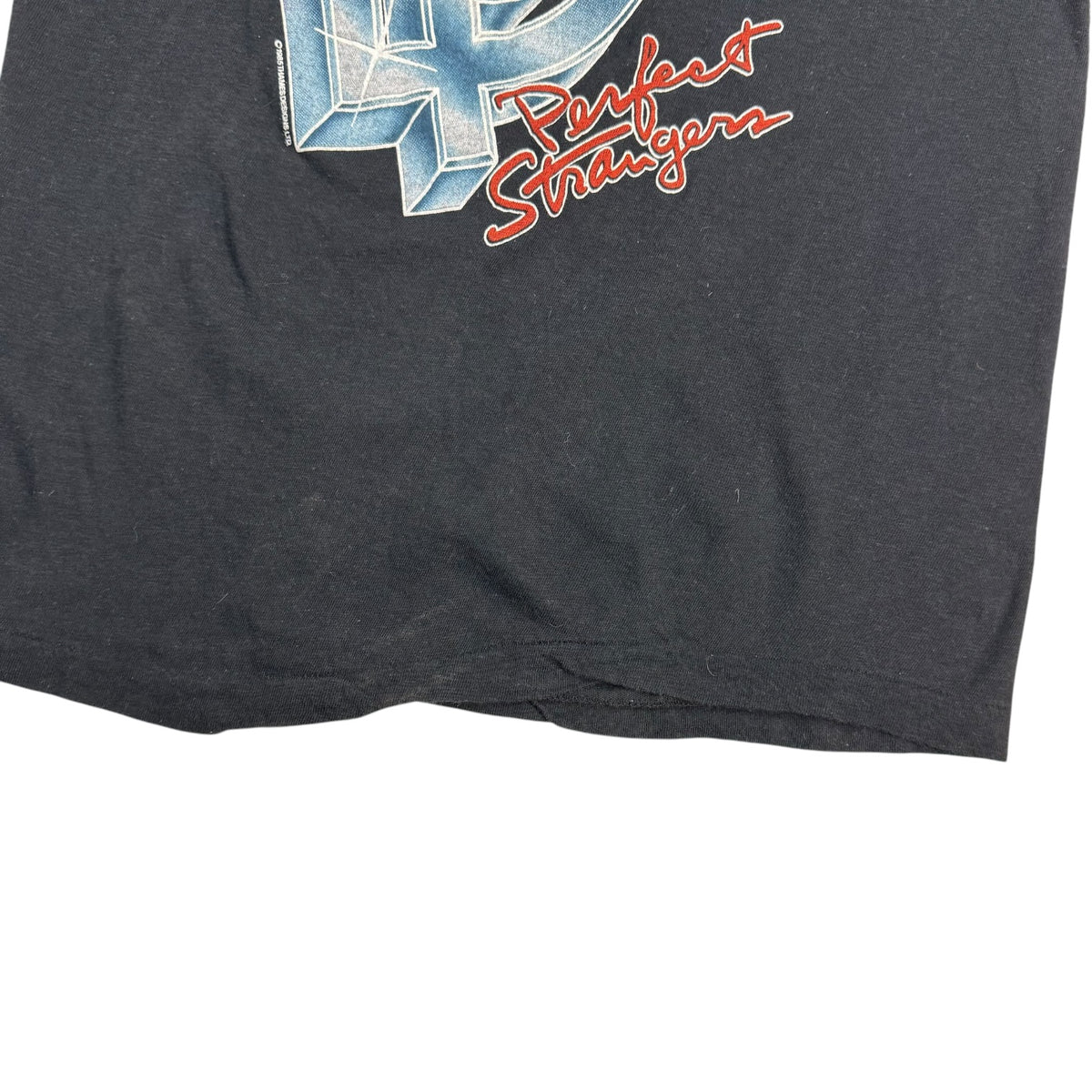 1982 Deep Purple Perfect Strangers Tee Black