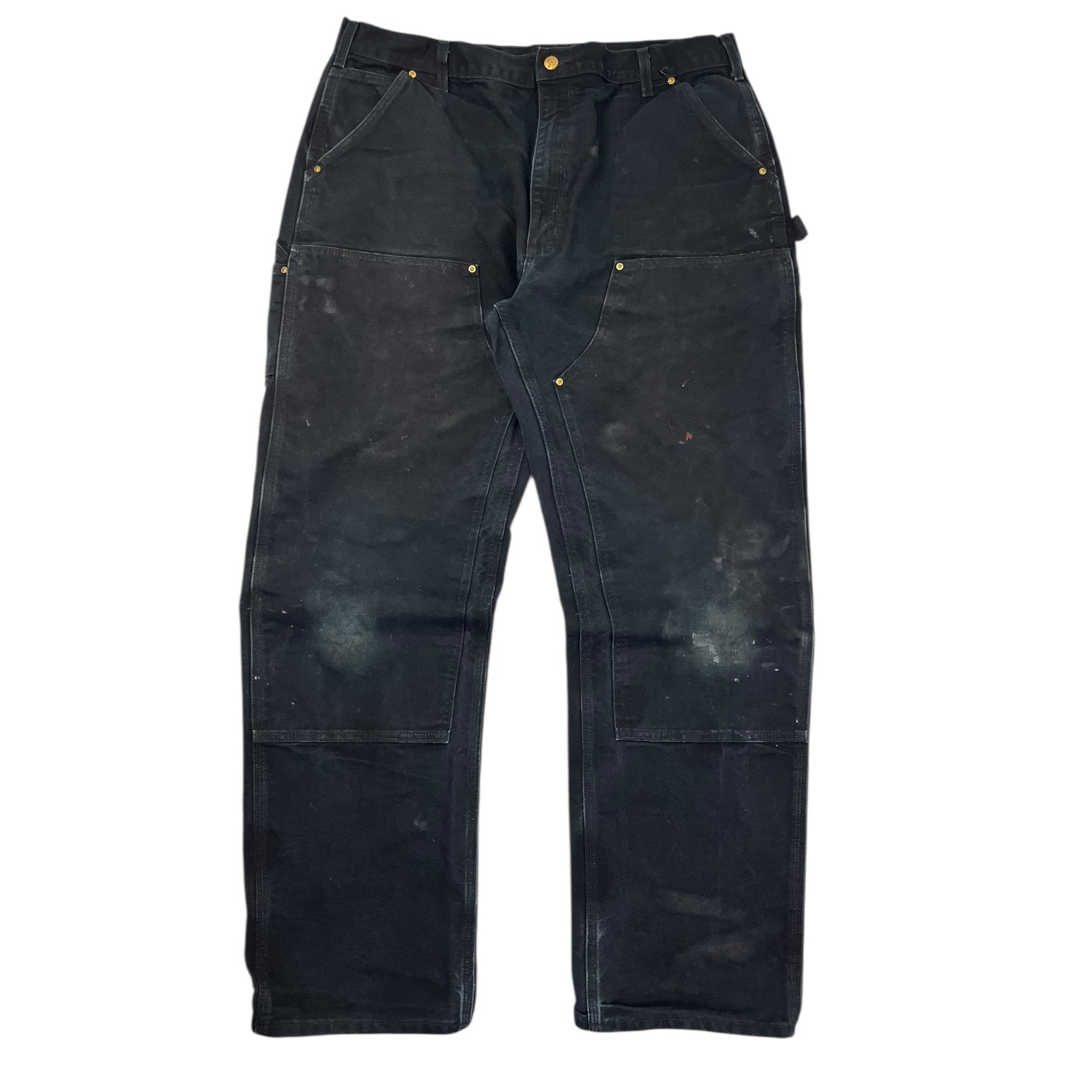 Carhartt Double Knee Work Pants Big Black