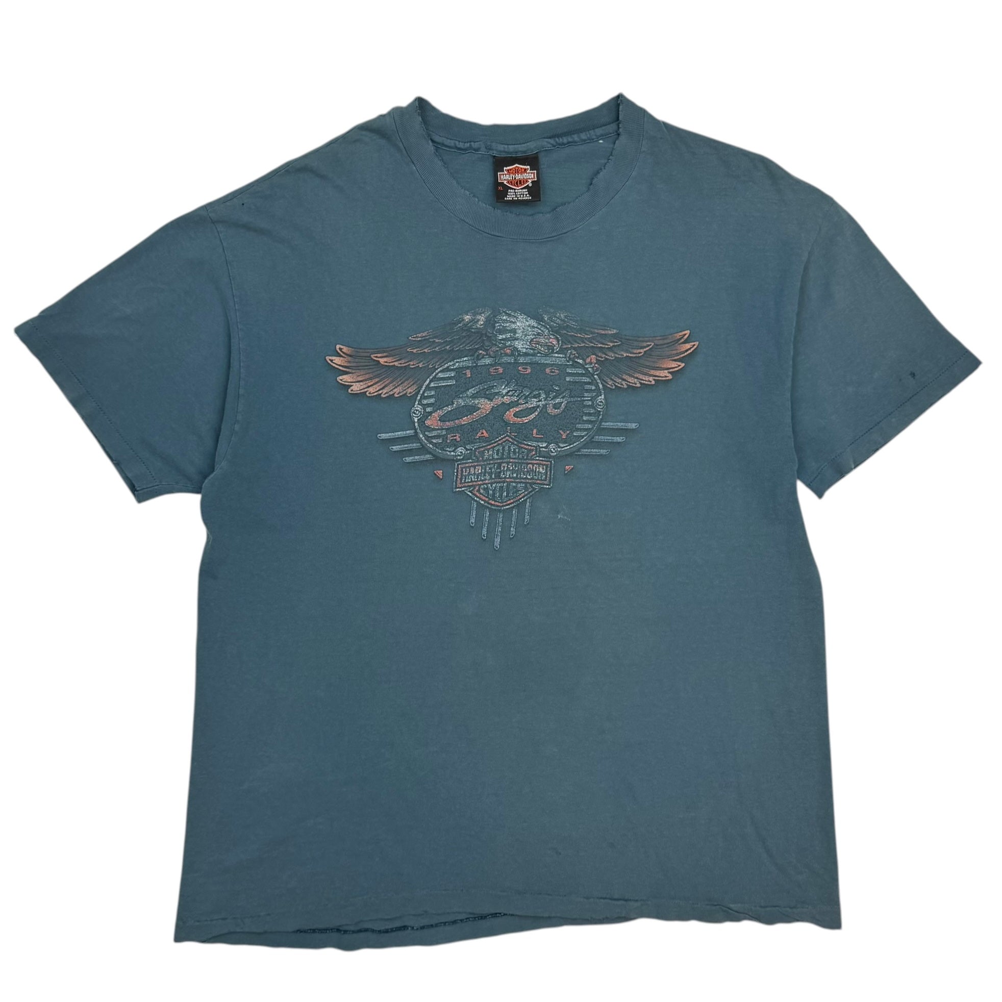 1996 Harley Davidson South Dakota Tee Blue