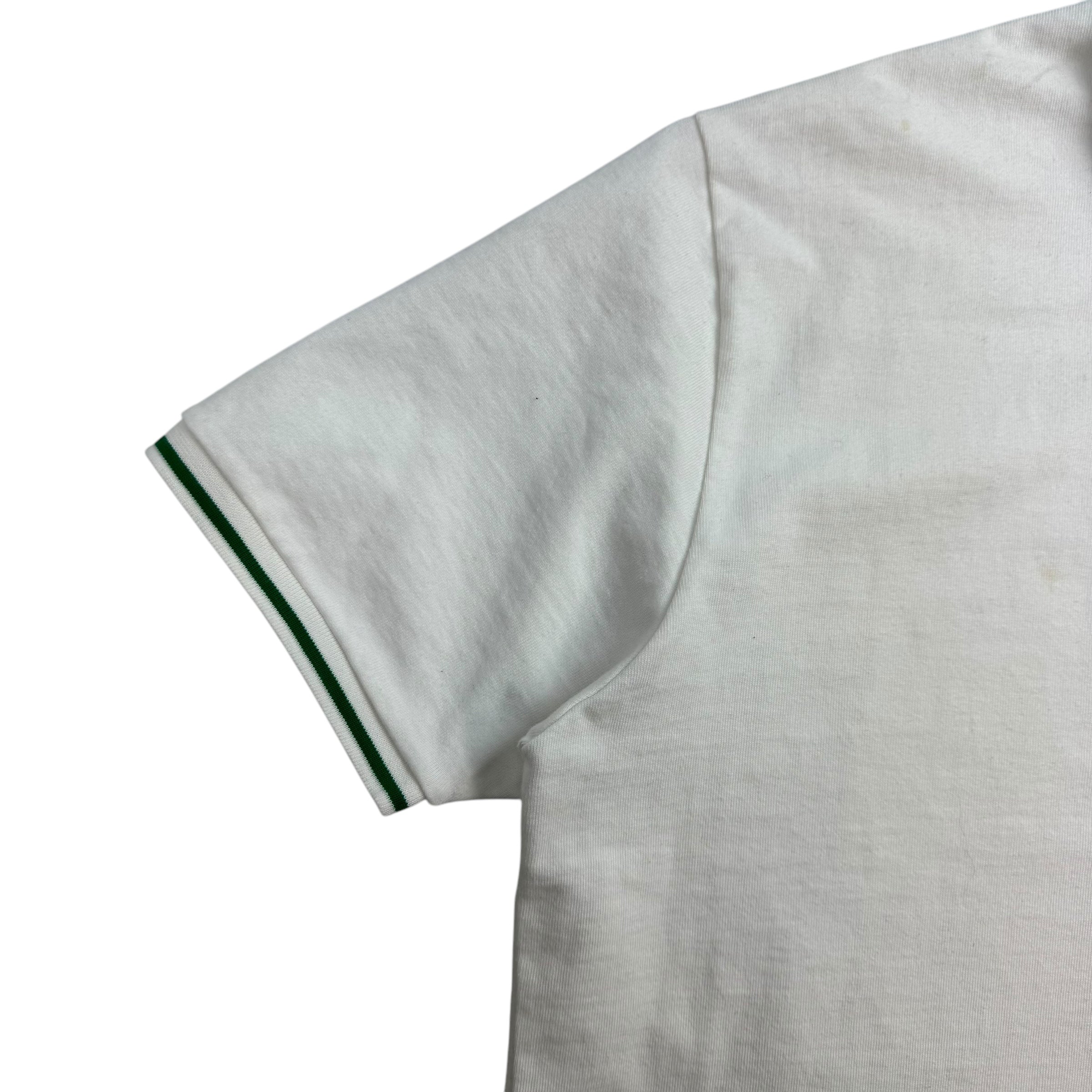 Gucci Web Logo Polo Tee White