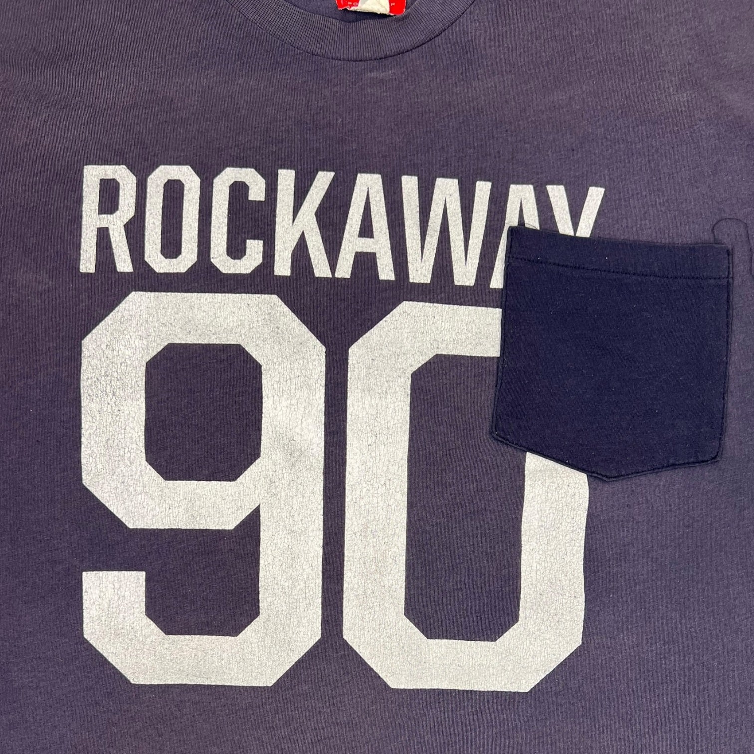 Battenwear “ROCKAWAY90” Pocket T-Shirt Washed Navy
