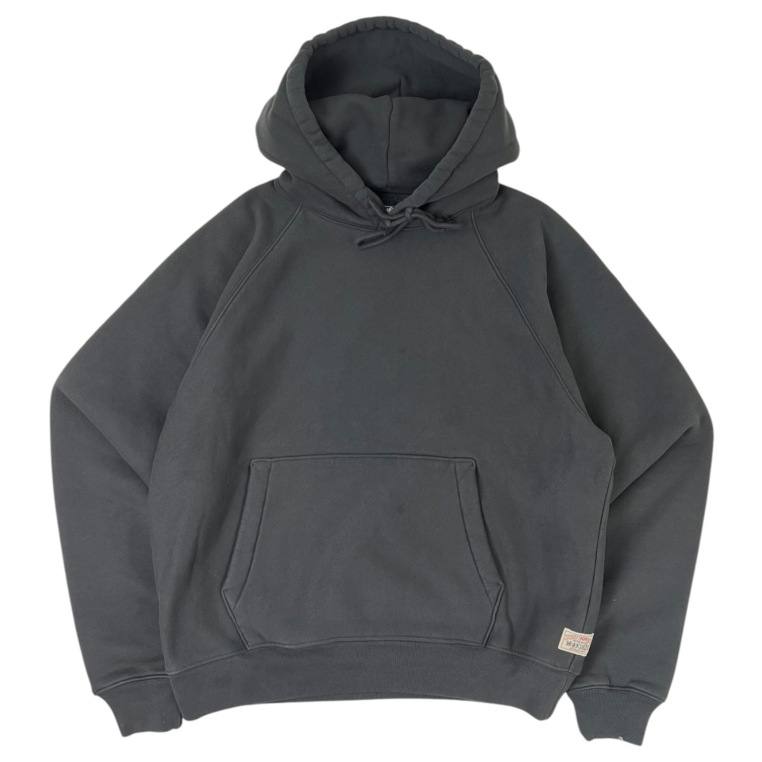 Stussy Raglan Fleece Hoodie Black