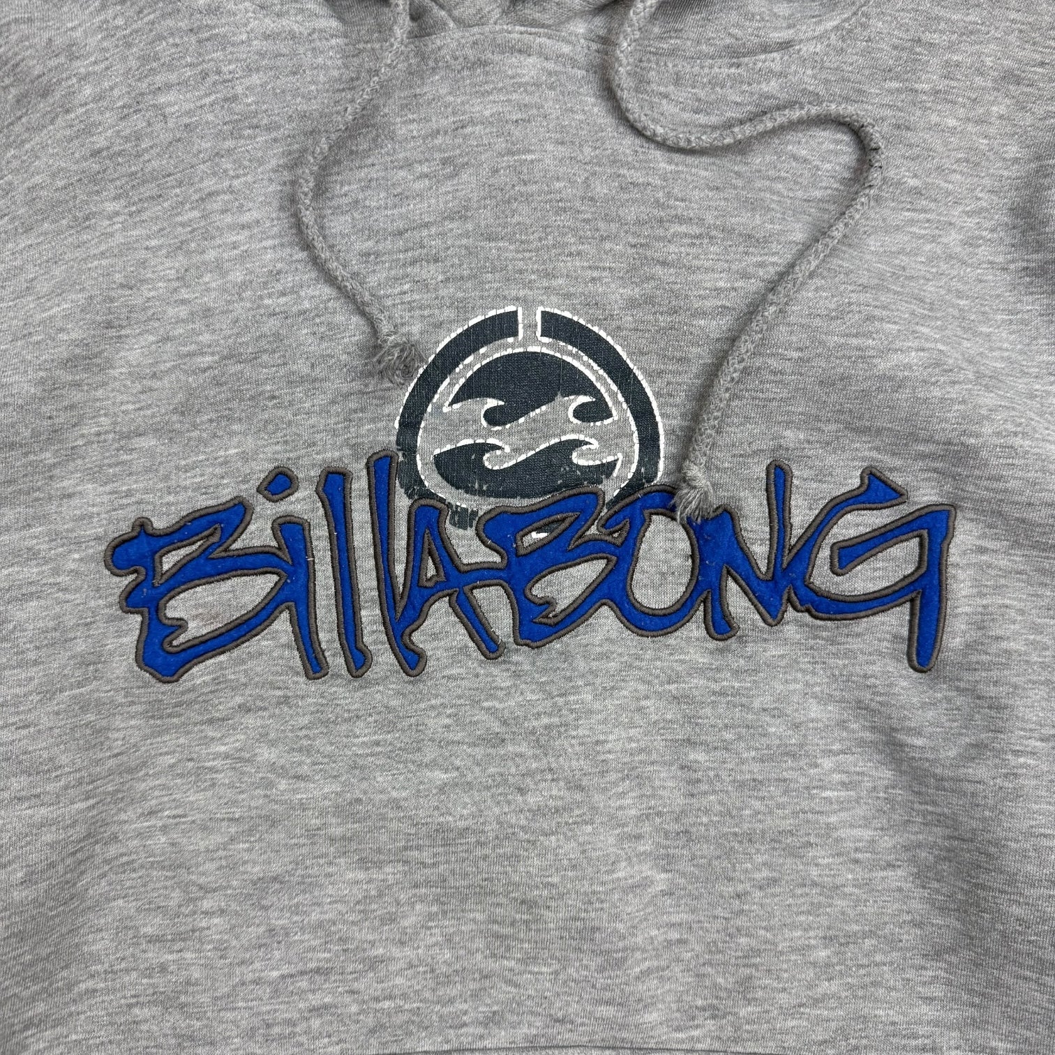 Vintage Billabong Spell Out Hoodie Grey