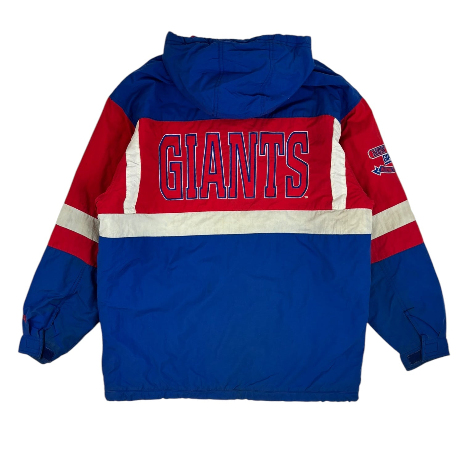 Vintage Nutmeg New York Giants Puffer Jacket Red/Blue