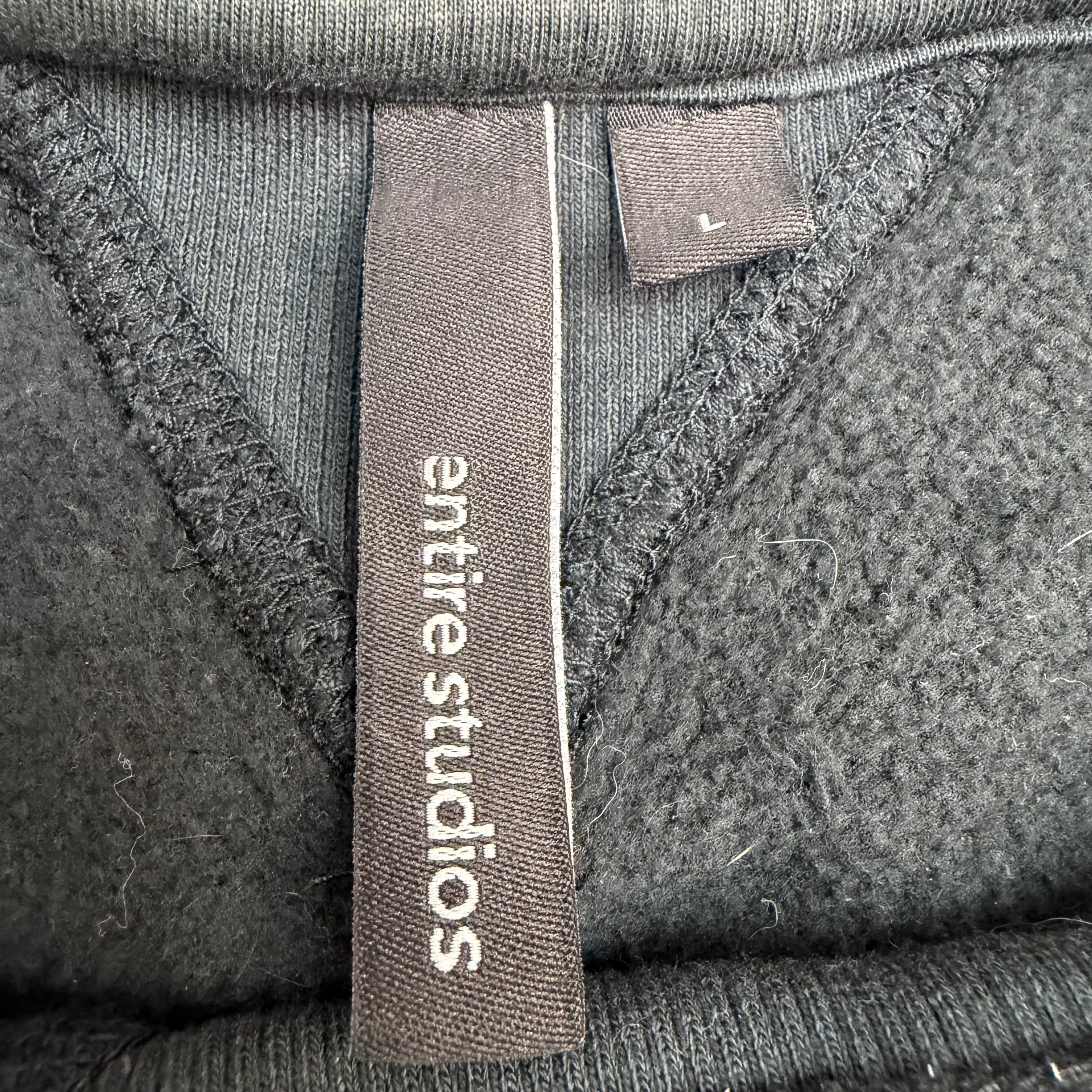 Entire Studios Organic Cotton Sweatshirt Black
