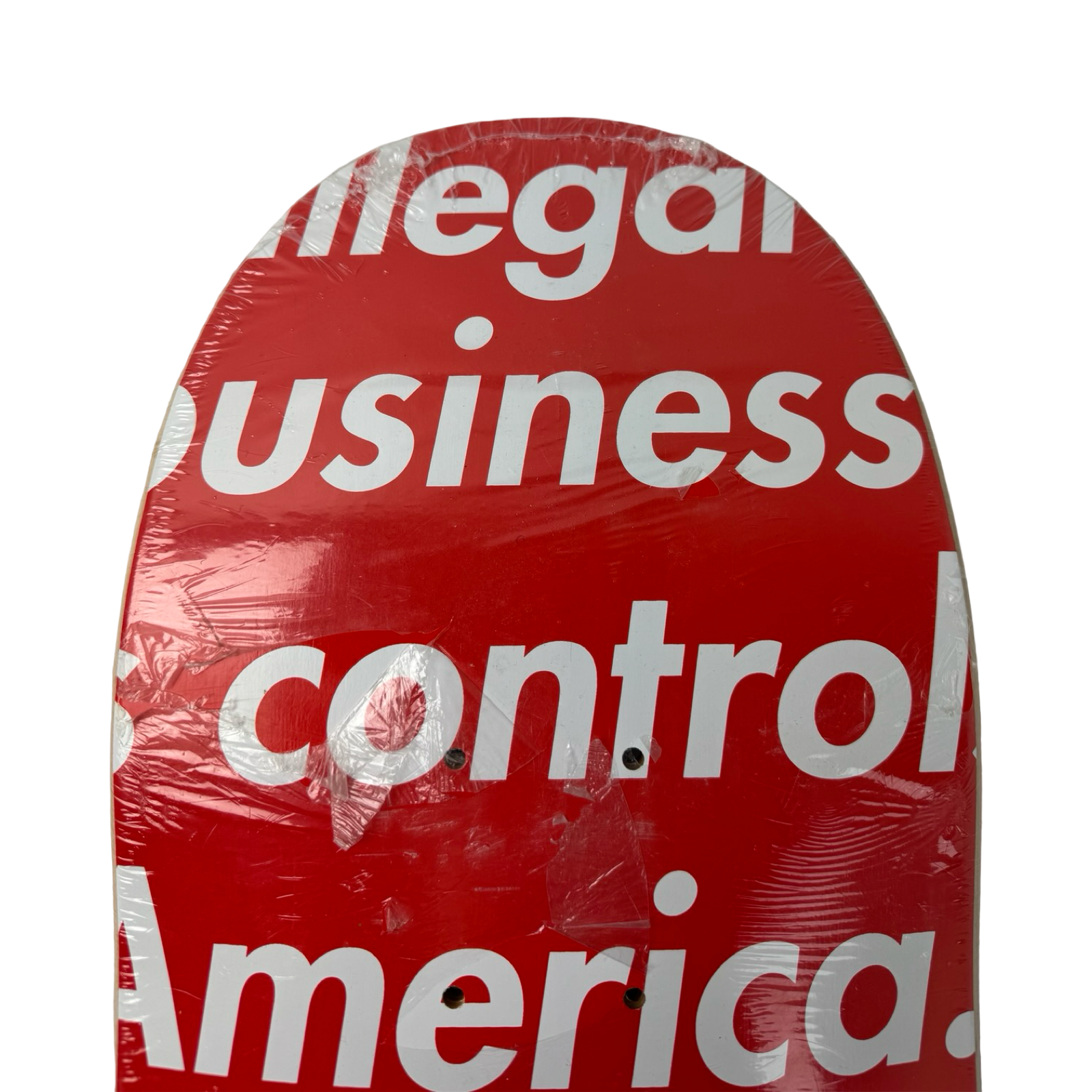 Supreme Illegal Business Skate Deck Red