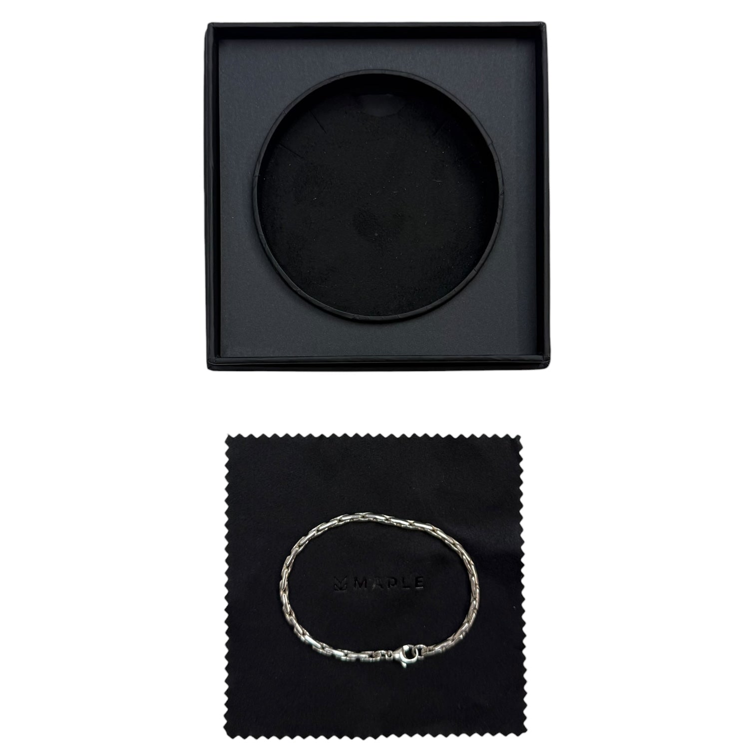 Maple Plush Bracelet Silver