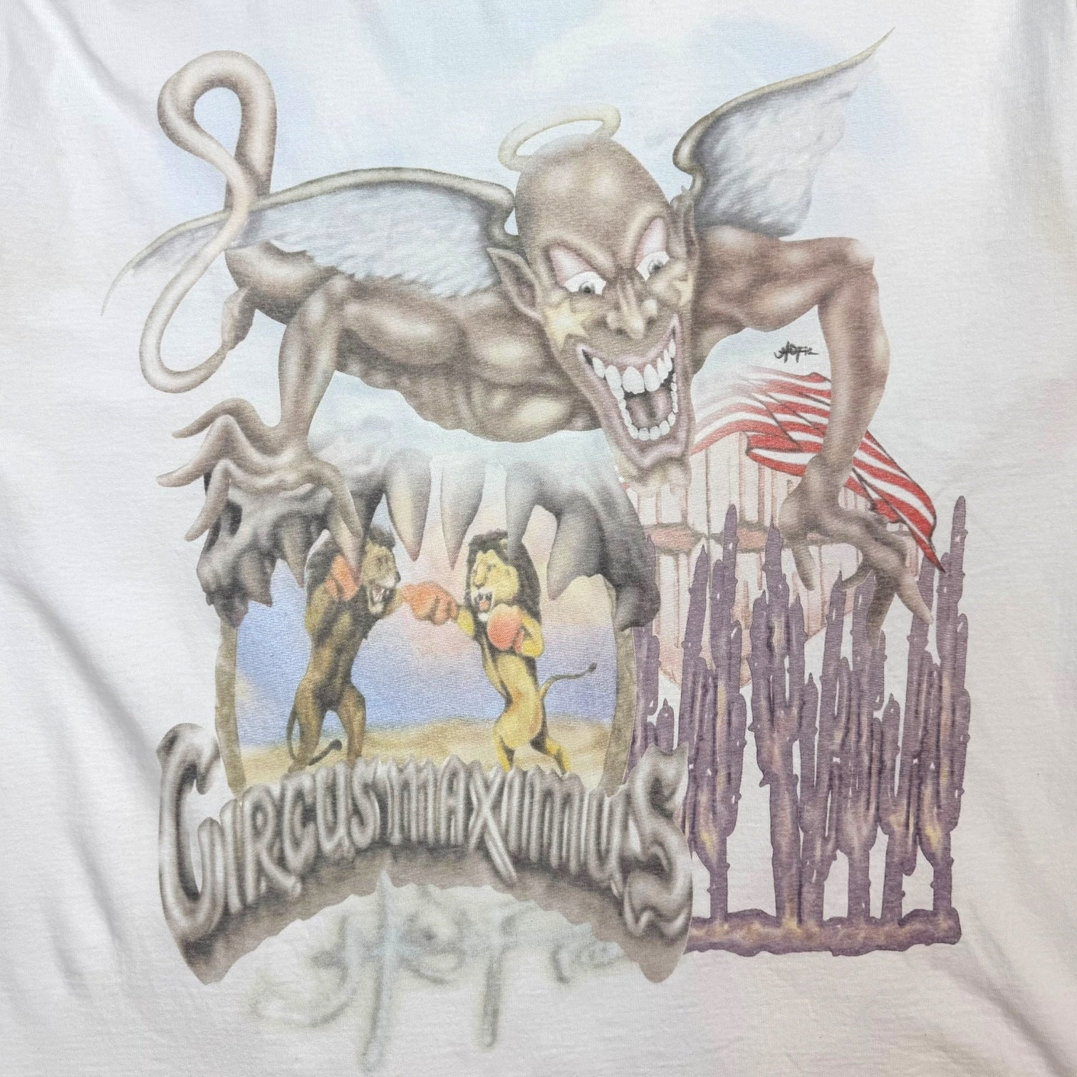 Travis Scott Cactus Jack Circus Maximus Tee White