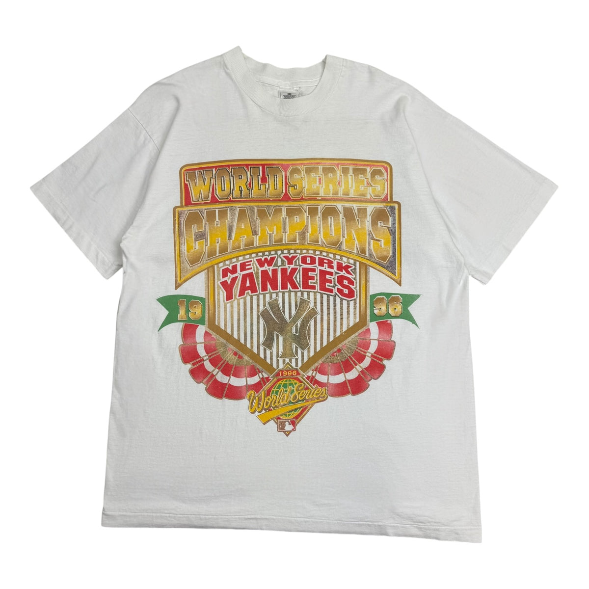 1996 New York Yankees World Series Champions Tee White