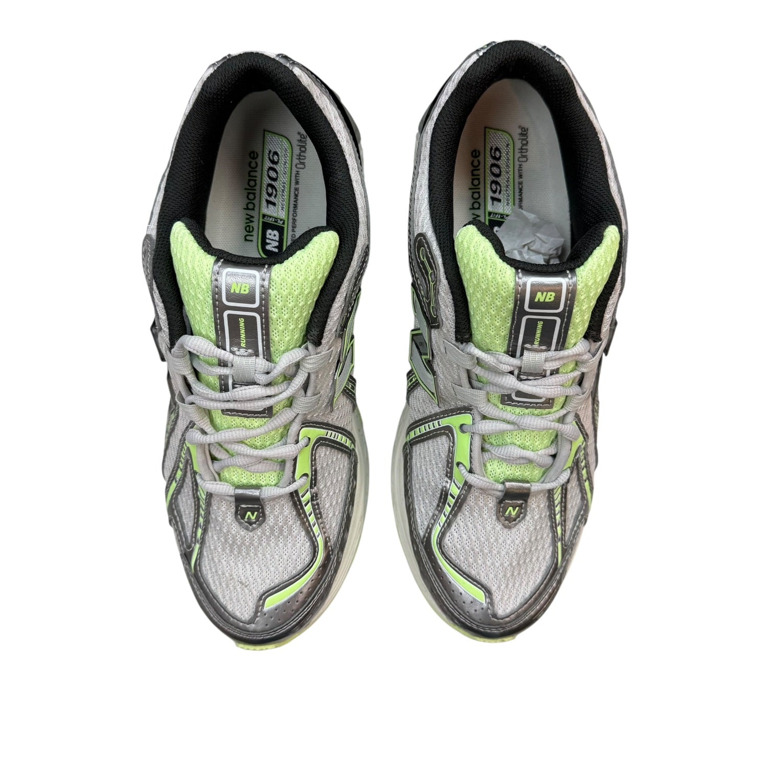 New Balance 1906R Dark Silver Metallic Mint Flash (Used)