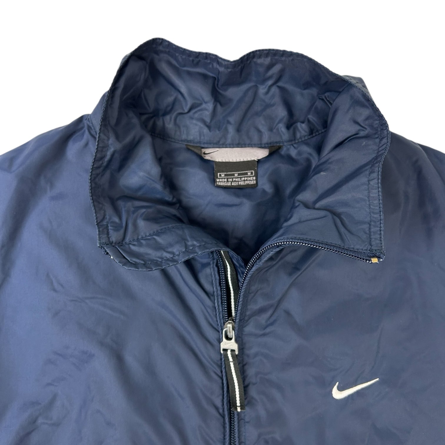 Vintage Nike Swoosh Nylon Olympic Jacket Navy