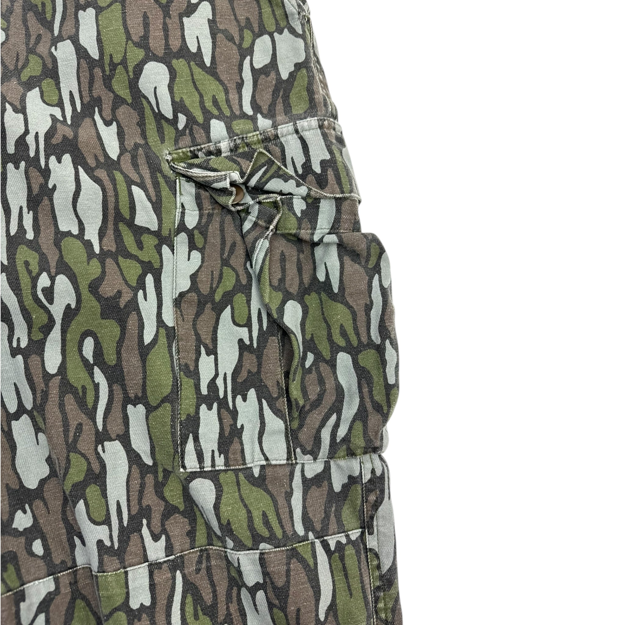 Vintage Tree Bark Camo Cargo Pants