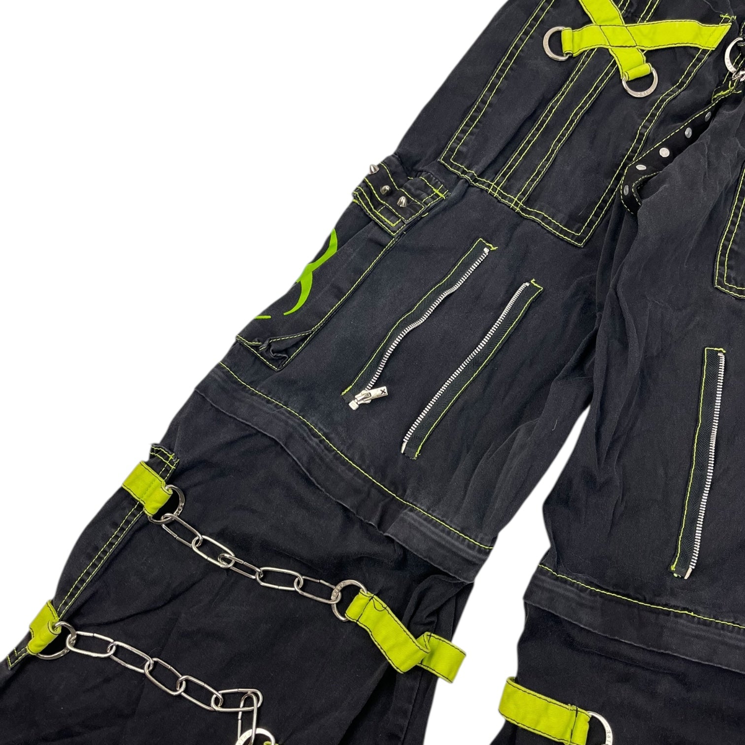 Vintage Y2K Tripp NYC Goth Rave Biohazard Baggy Pant