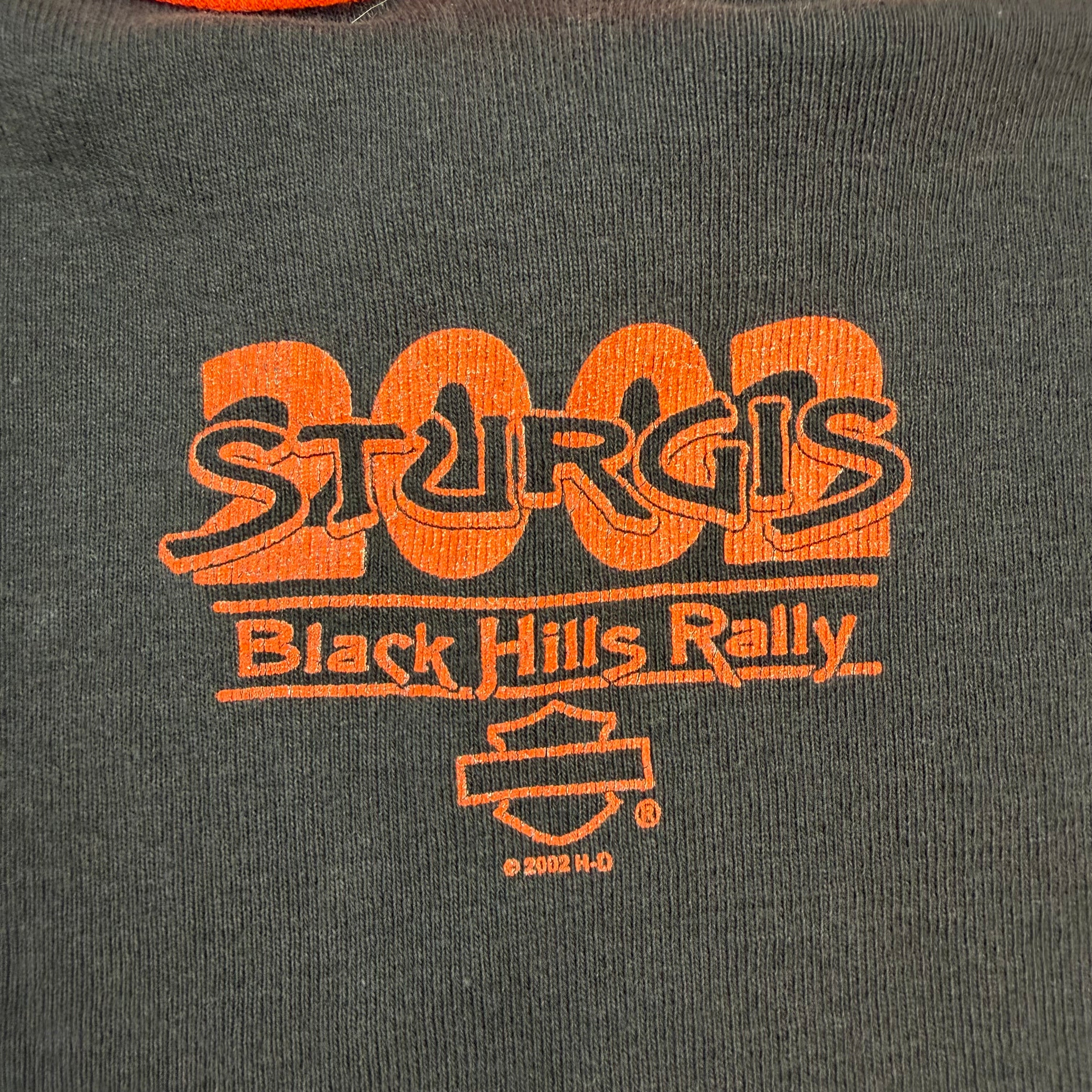 (W) 2002 Harley Davidson Sturgis Black Hills Rally Tank Top Black
