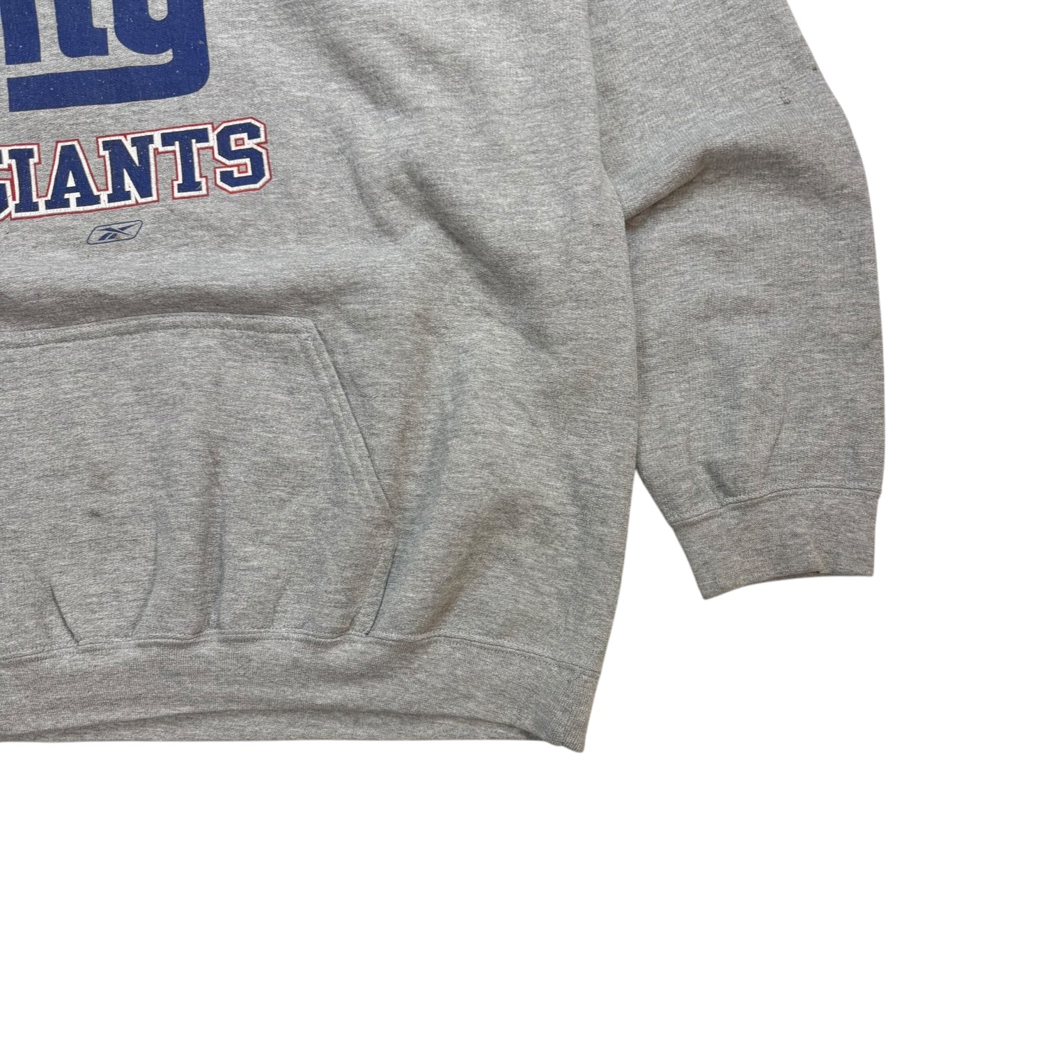 Vintage Reebok New York Giants Hoodie Grey