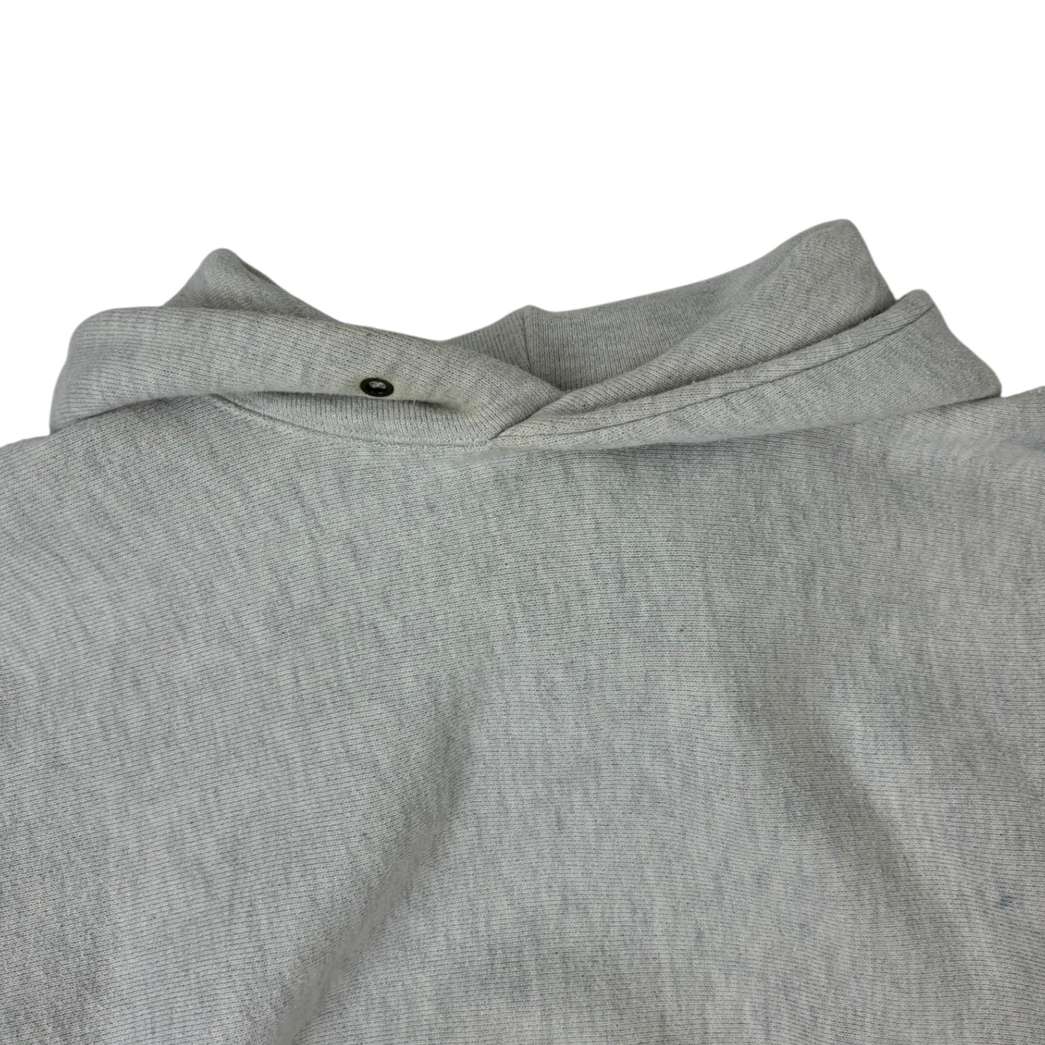 Beams Lights Reverse Weave Hoodie Grey