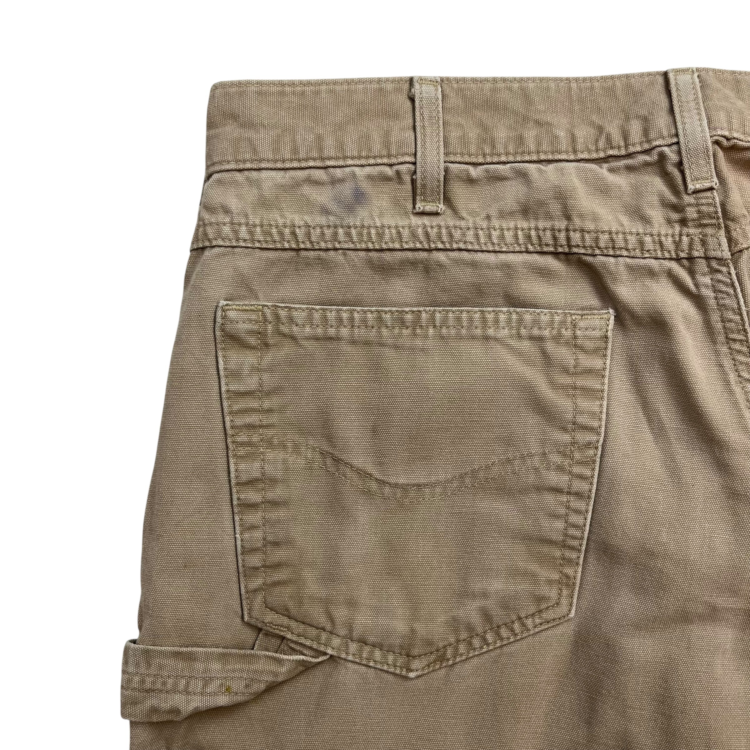 Vintage Carhartt Dungaree Pants Beige