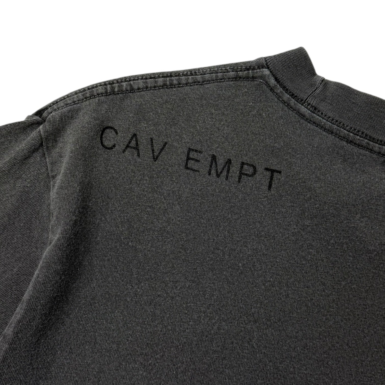 Cav Empt 2C.3E Overdyed T-Shirt Charcoal Grey