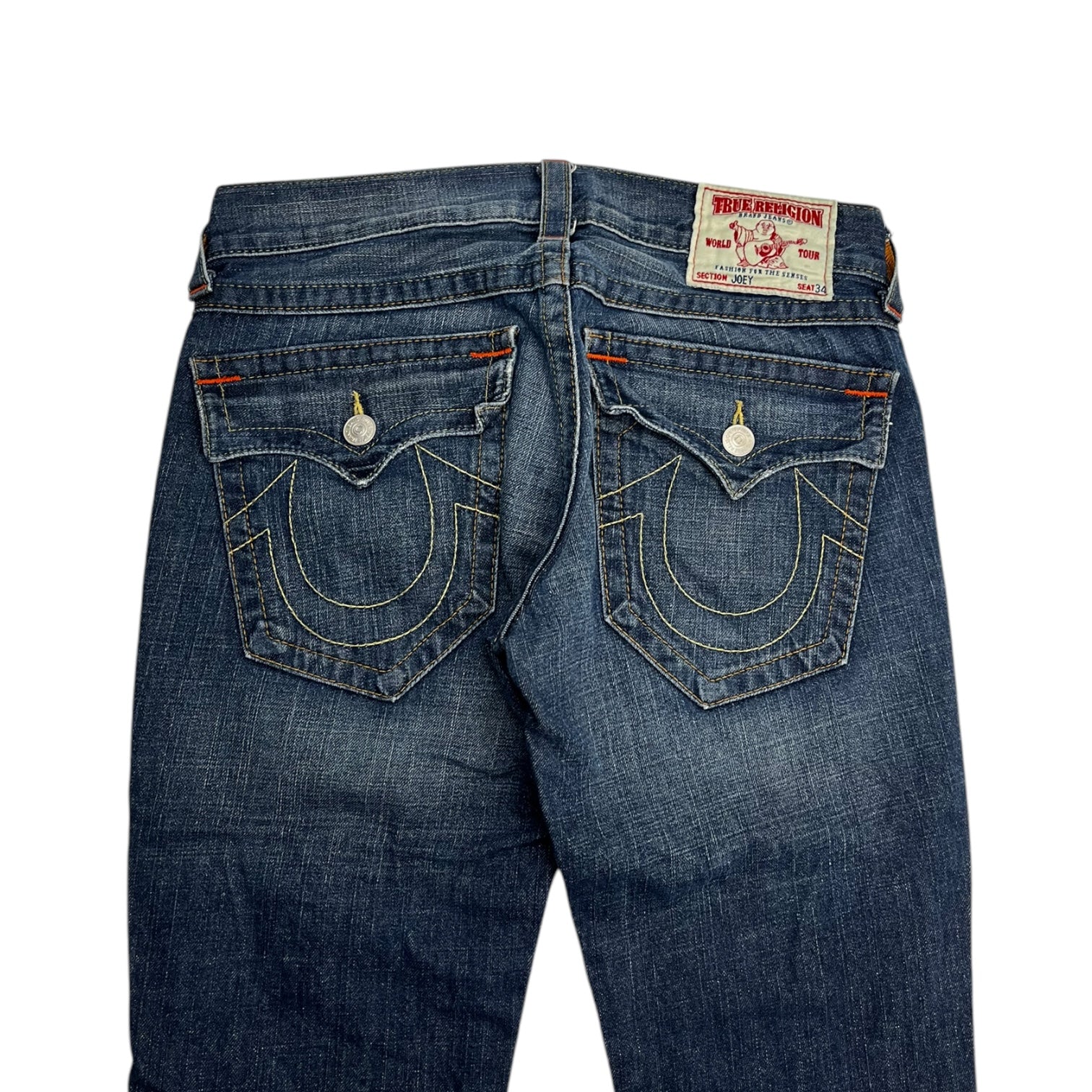 Vintage Y2K True Religion Joey Cut Dark Wash Denim