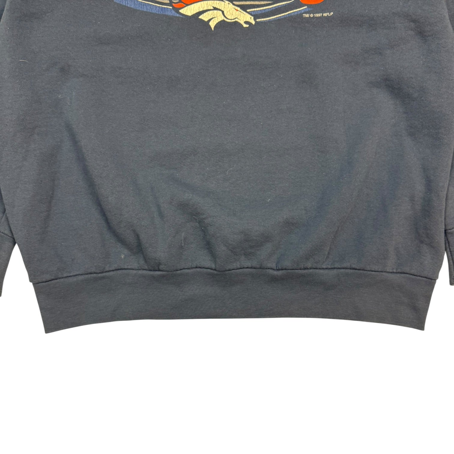 Vintage 1997 Denver Broncos Crewneck Navy
