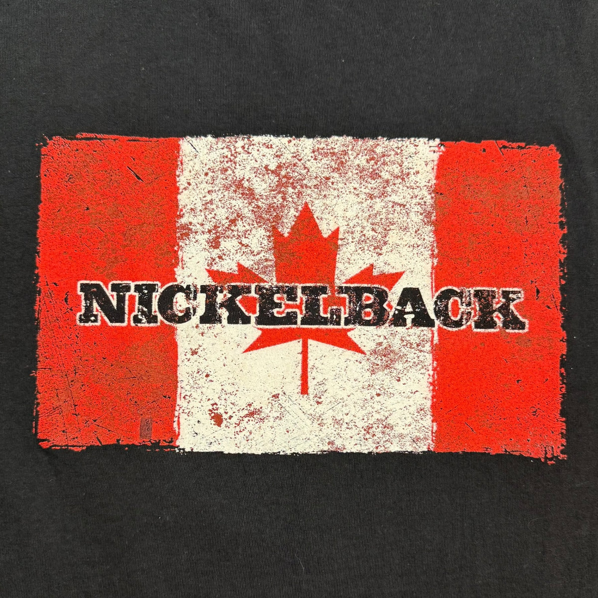 2004 Nickeback Longest Road Tour Tee Black