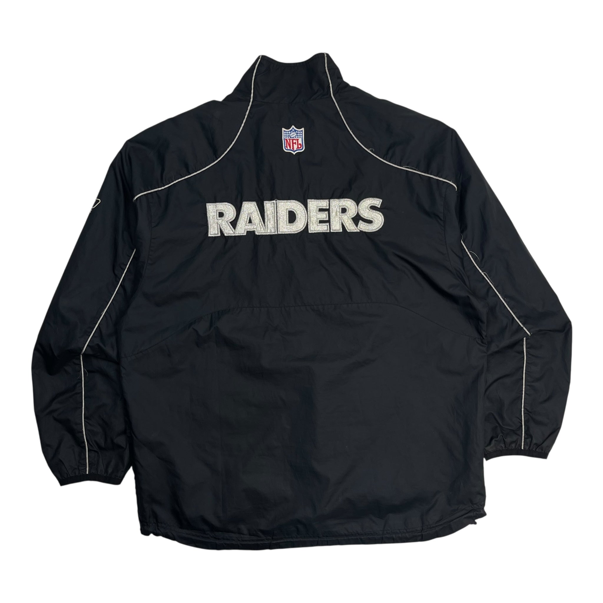 Vintage Raiders On Field Reebok Jacket Black