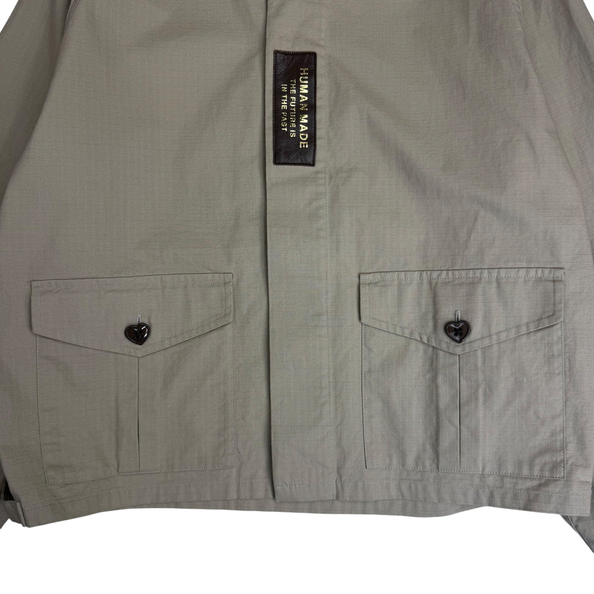 Human Made Cotton Flight Jacket Beige