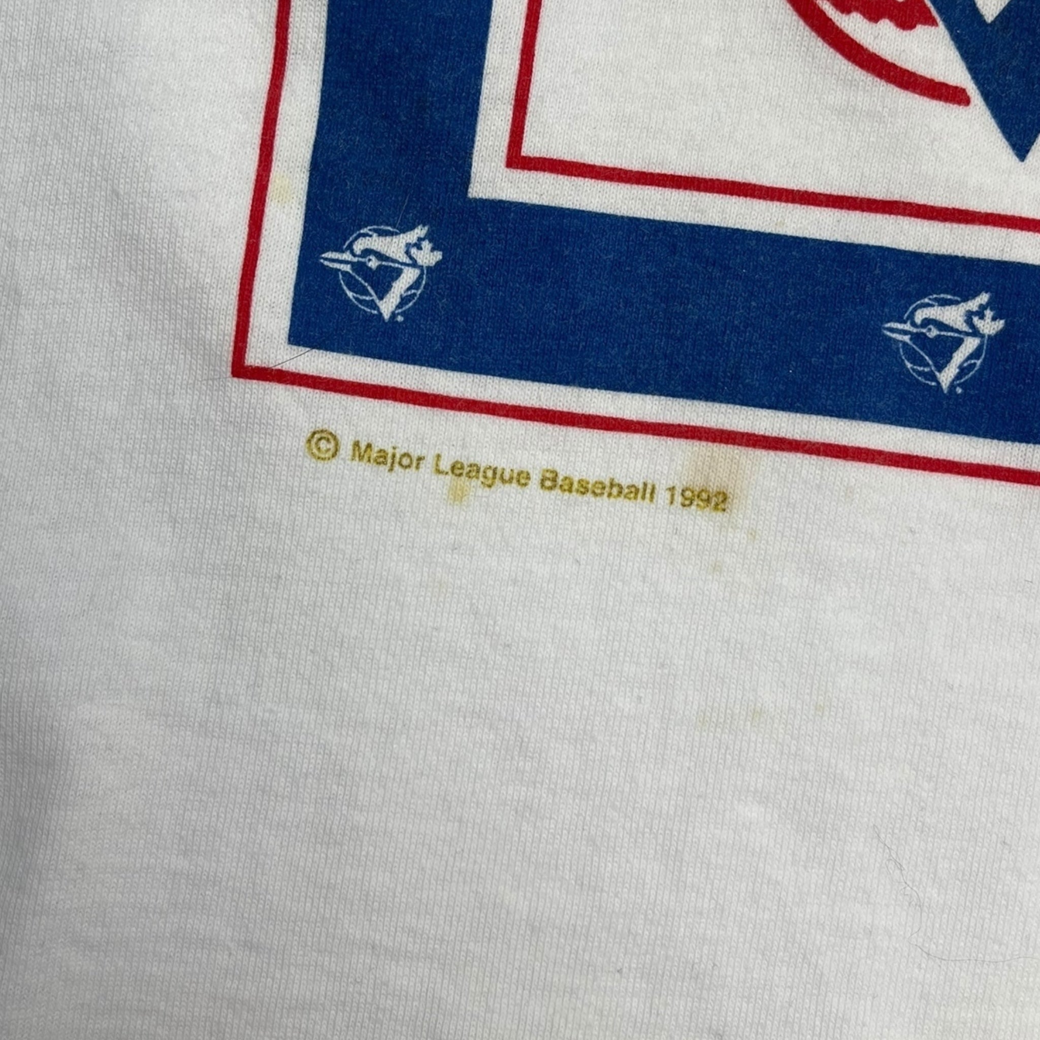 1992 Blue Jays World Series Champions T-Shirt Grey
