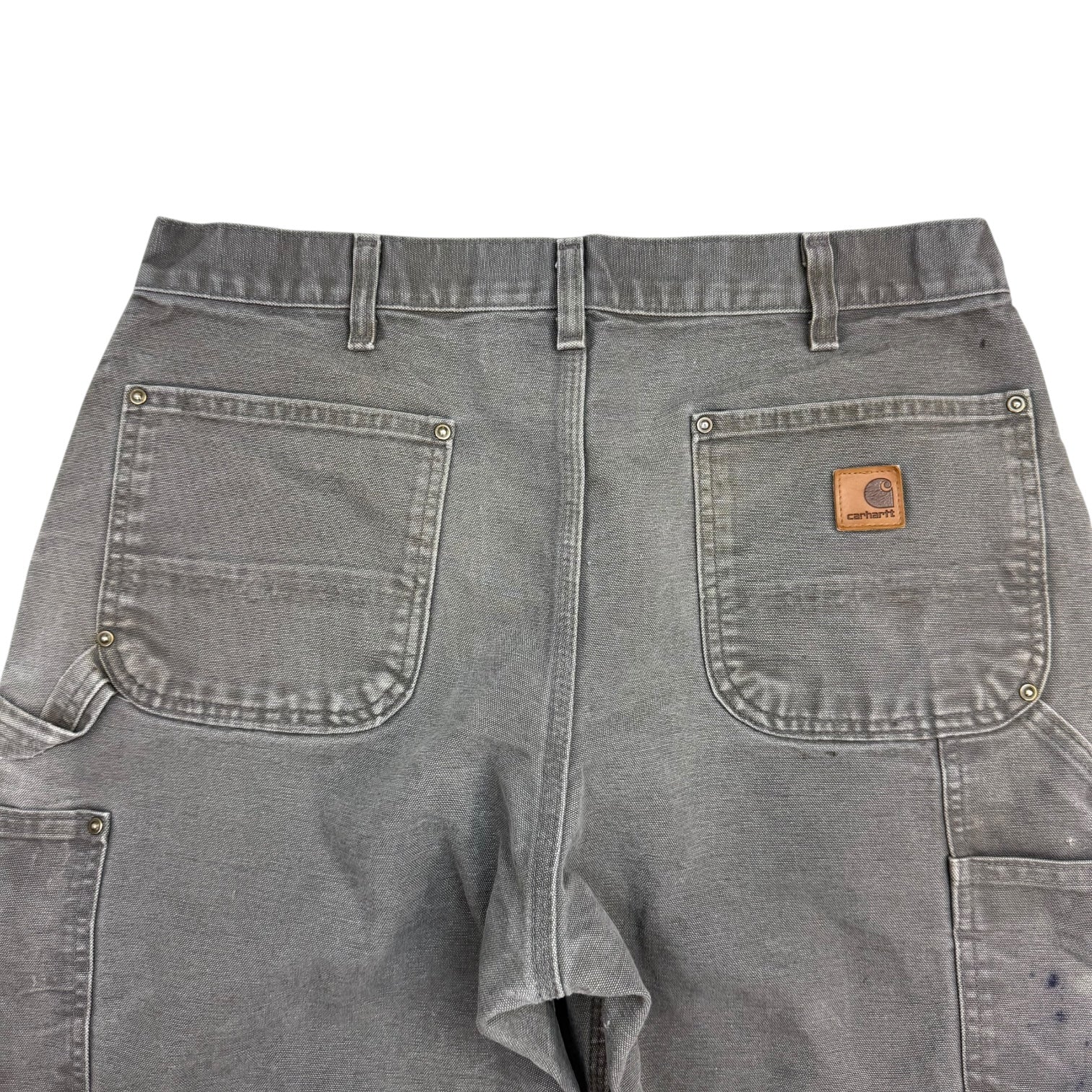 Vintage Carhartt Double Knee Pants Grey