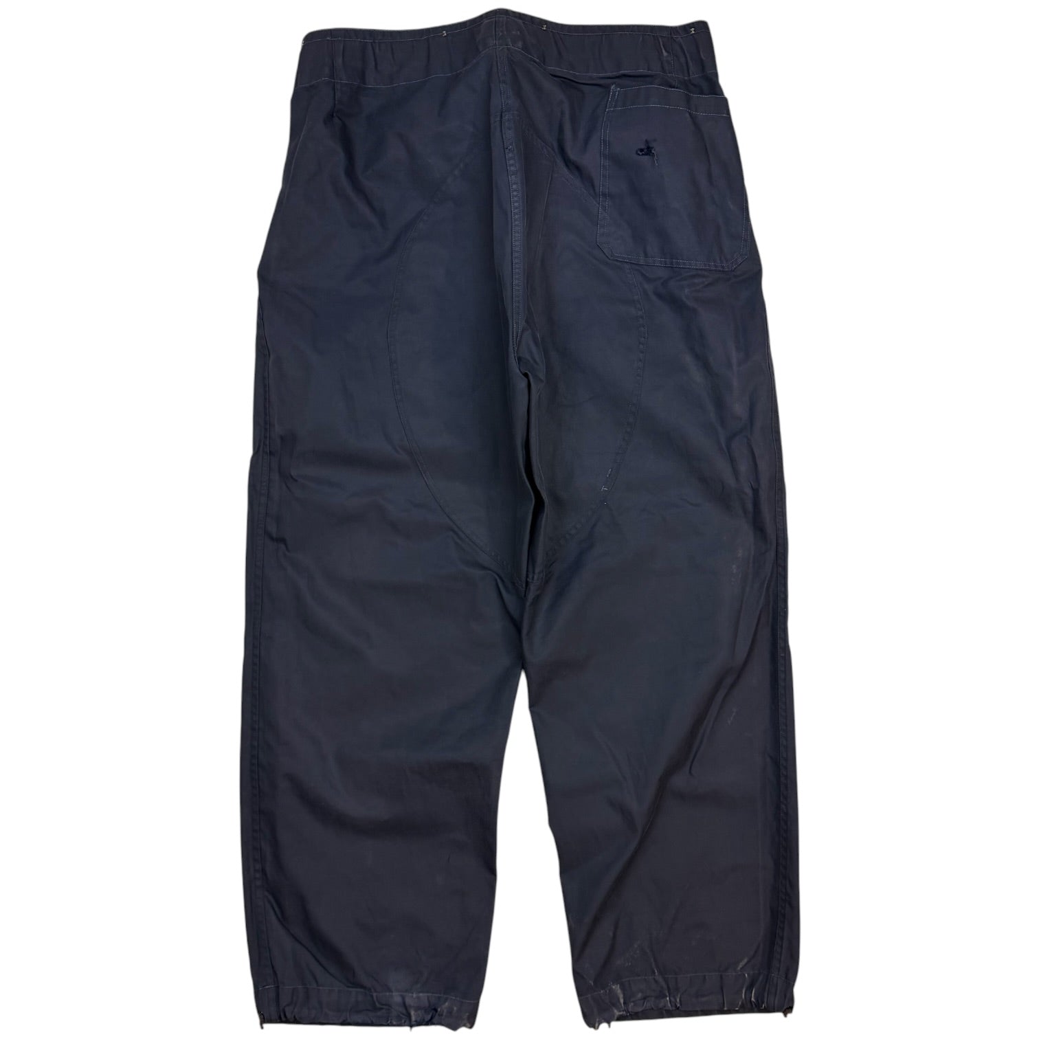Vintage Military Nylon Cargo Pants Navy
