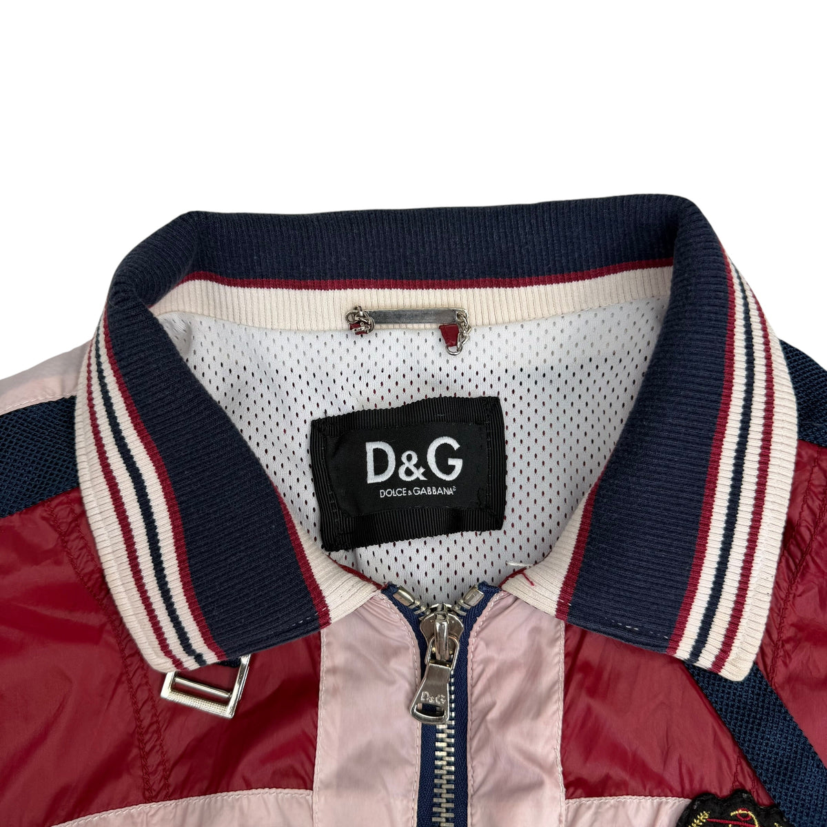 Vintage Dolce & Gabbana Nylon Track Jacket Red