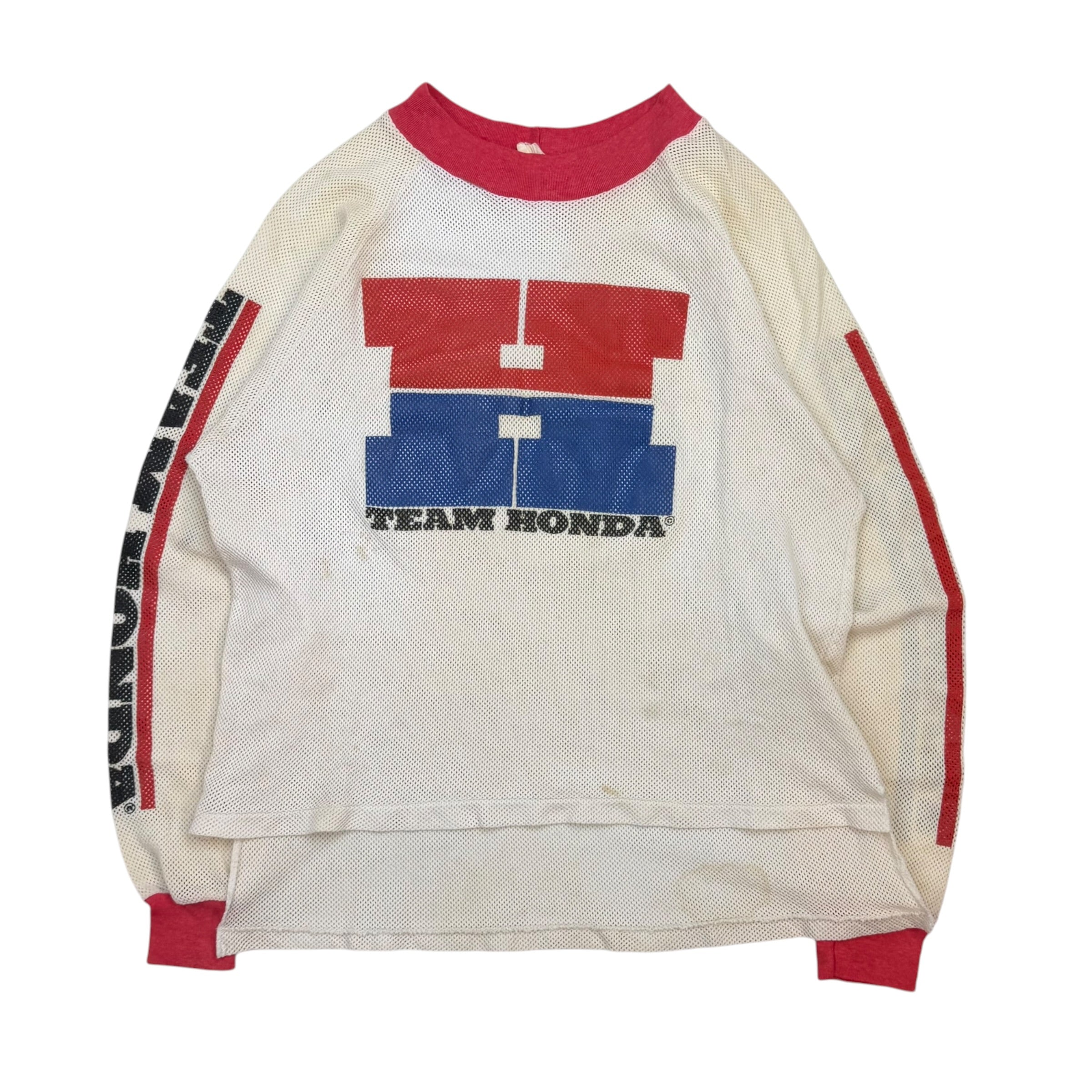 Vintage Honda Racing Team Mesh Jersey White