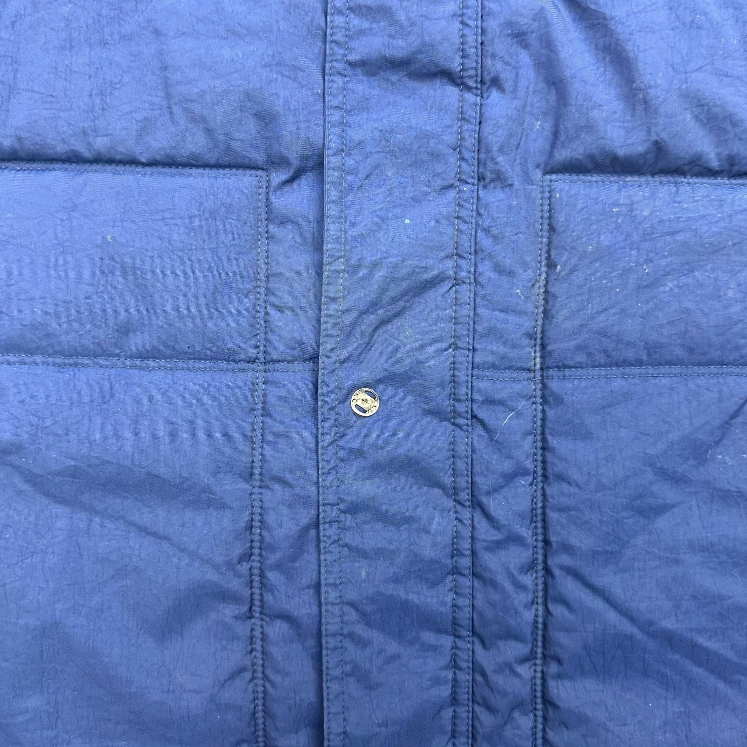 Vintage Nike Puffer Vest Blue