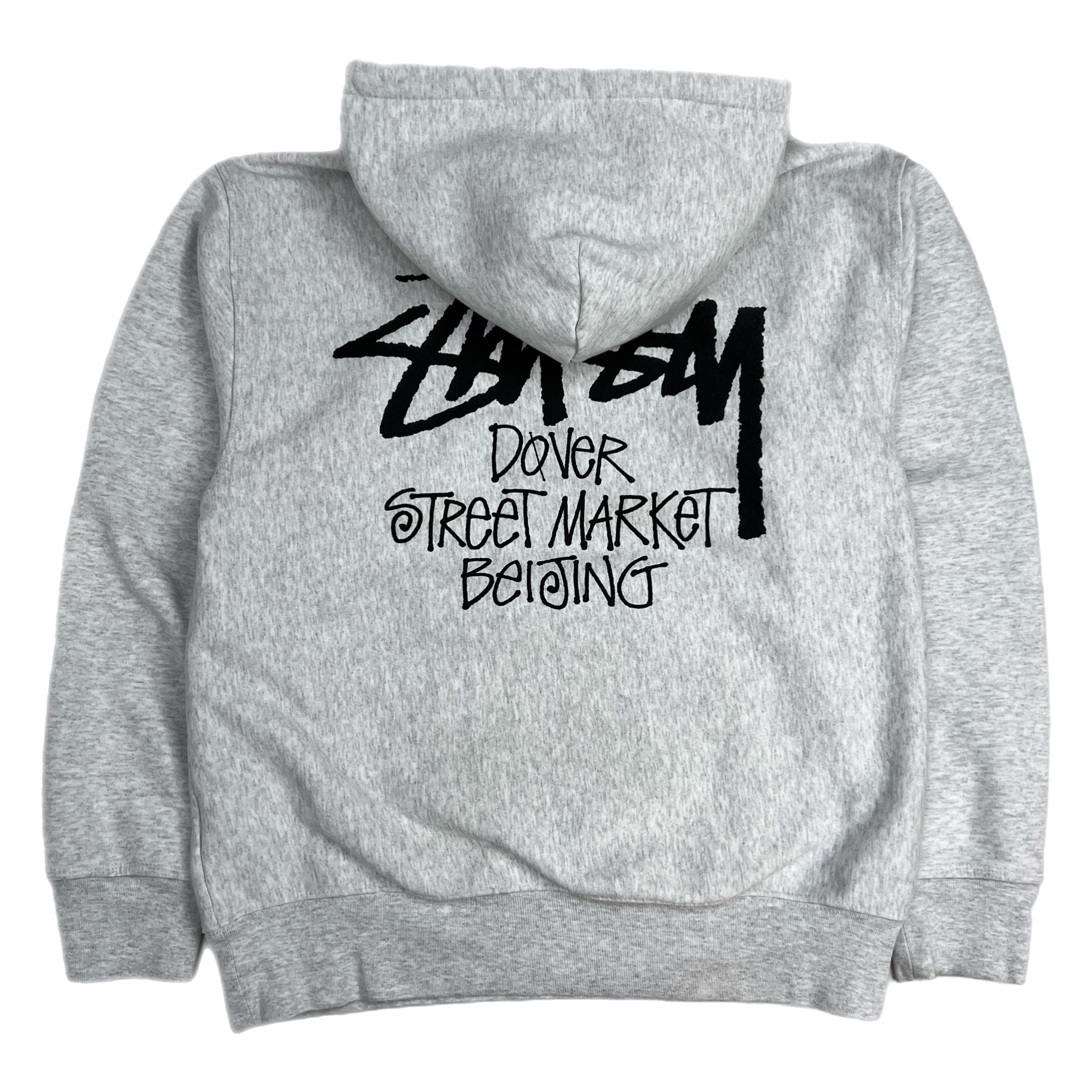 Stussy x Dover Street Market Beijing Hoodie Heather Grey