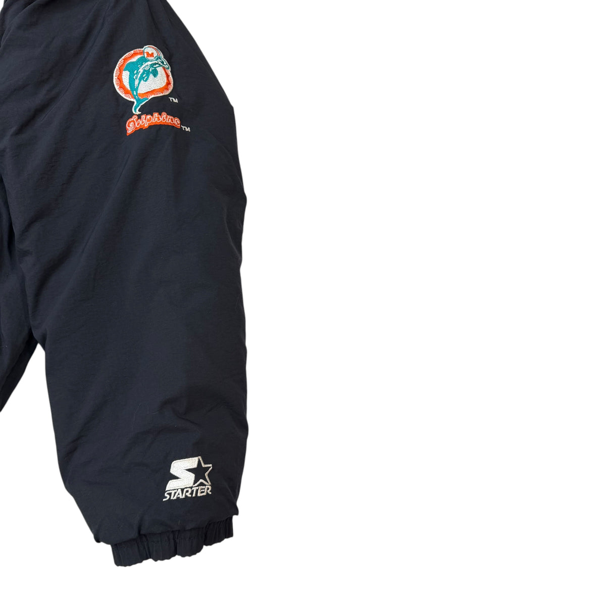 Vintage Miami Dolphins Starter Pro Line Jacket Black