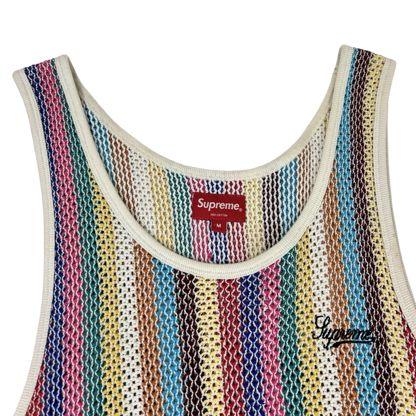 Supreme Knit Stripe Tank Top Multicoloured