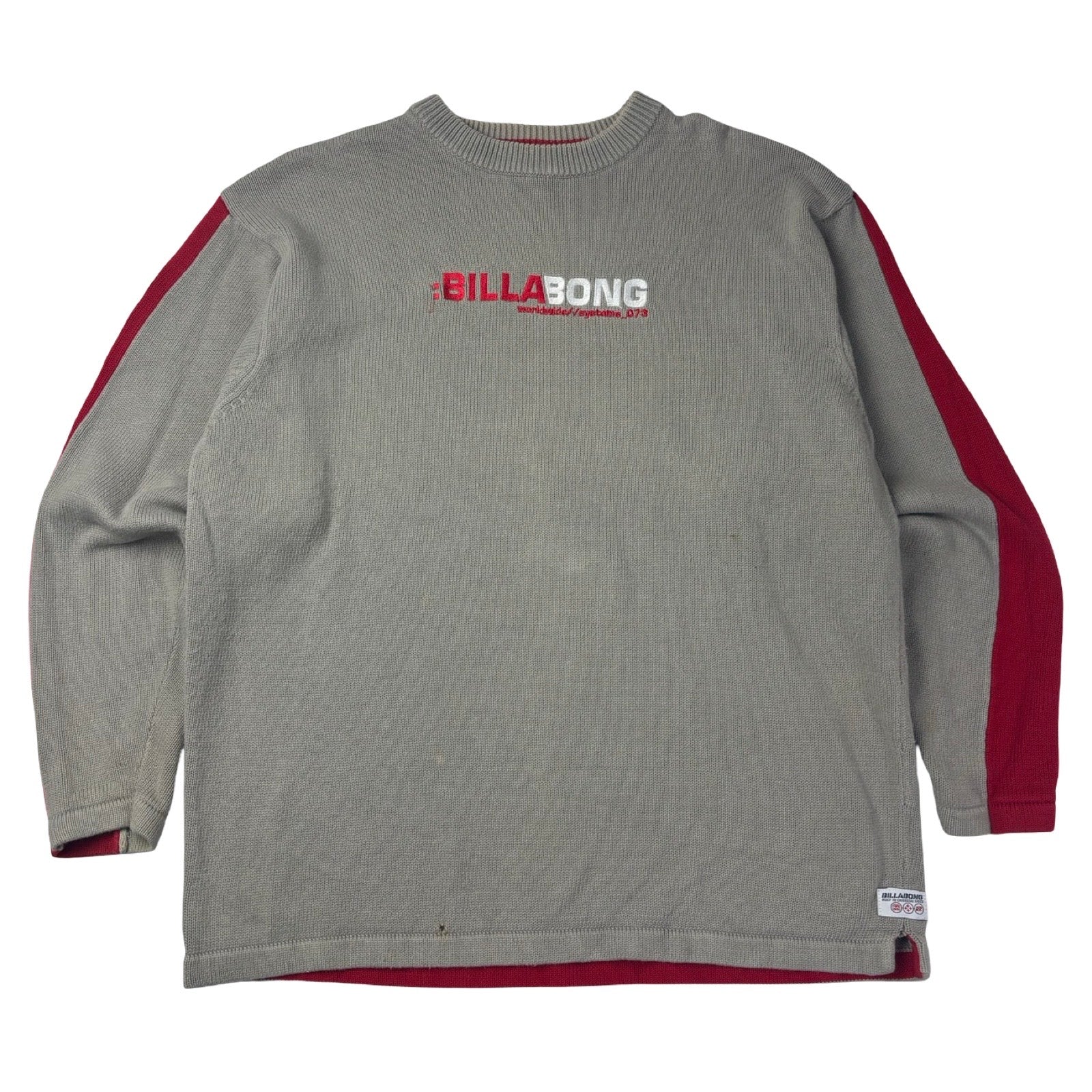 Vintage Y2K Billabong Embroidered Surf Knit Sweater