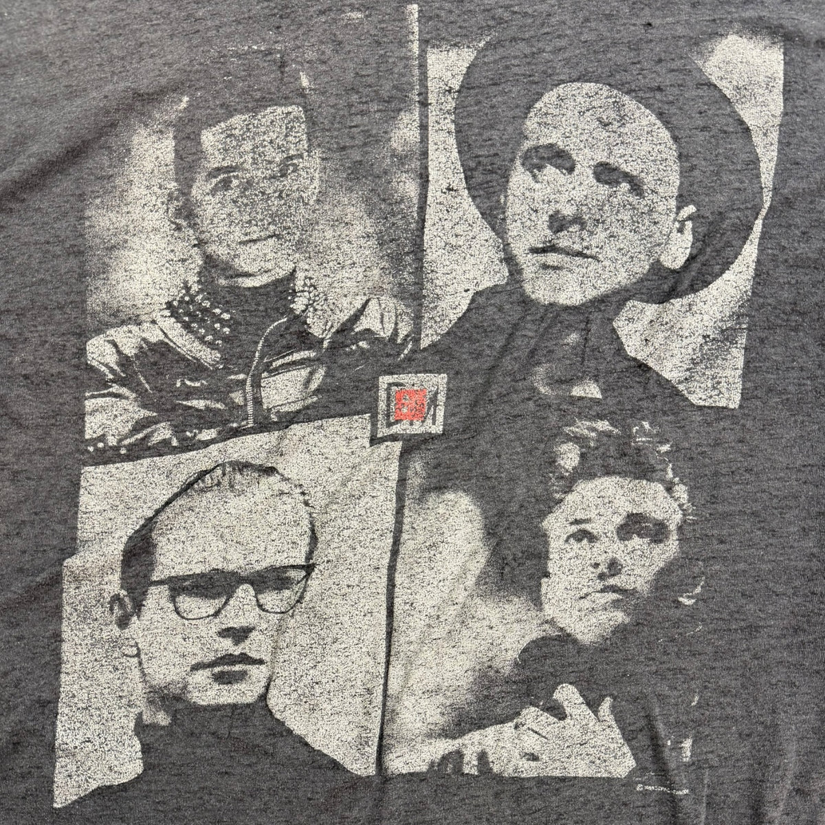 Vintage 1988 Depeche Mode USA Tour T-Shirt Faded Black